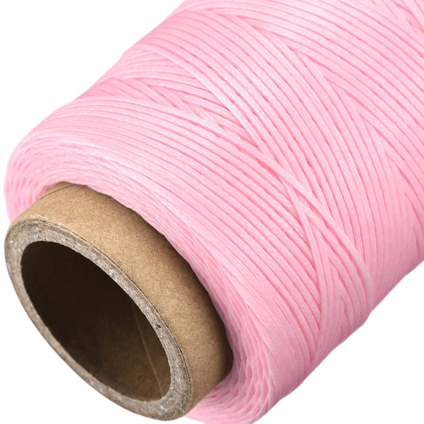 uxcell Leather Sewing Thread 186 Yards 210D/1mm Polyester Waxed Cord for Manual Sewing, Wheat BST326H
