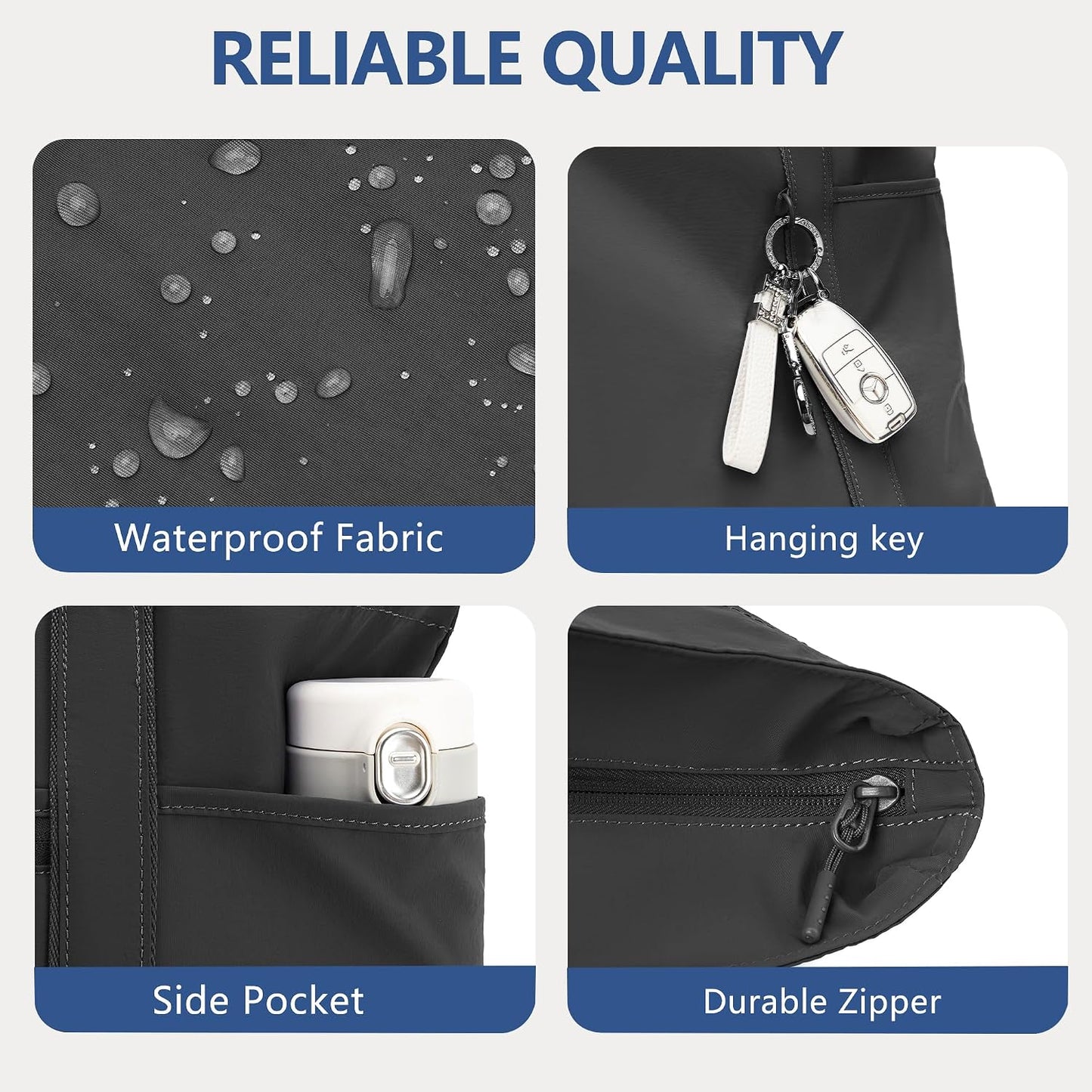 Tote Bag for Women,Large Handbag with Laptop Compartment, Shoulder Bag for Travel, Tote Bags for Work and Everyday WN420