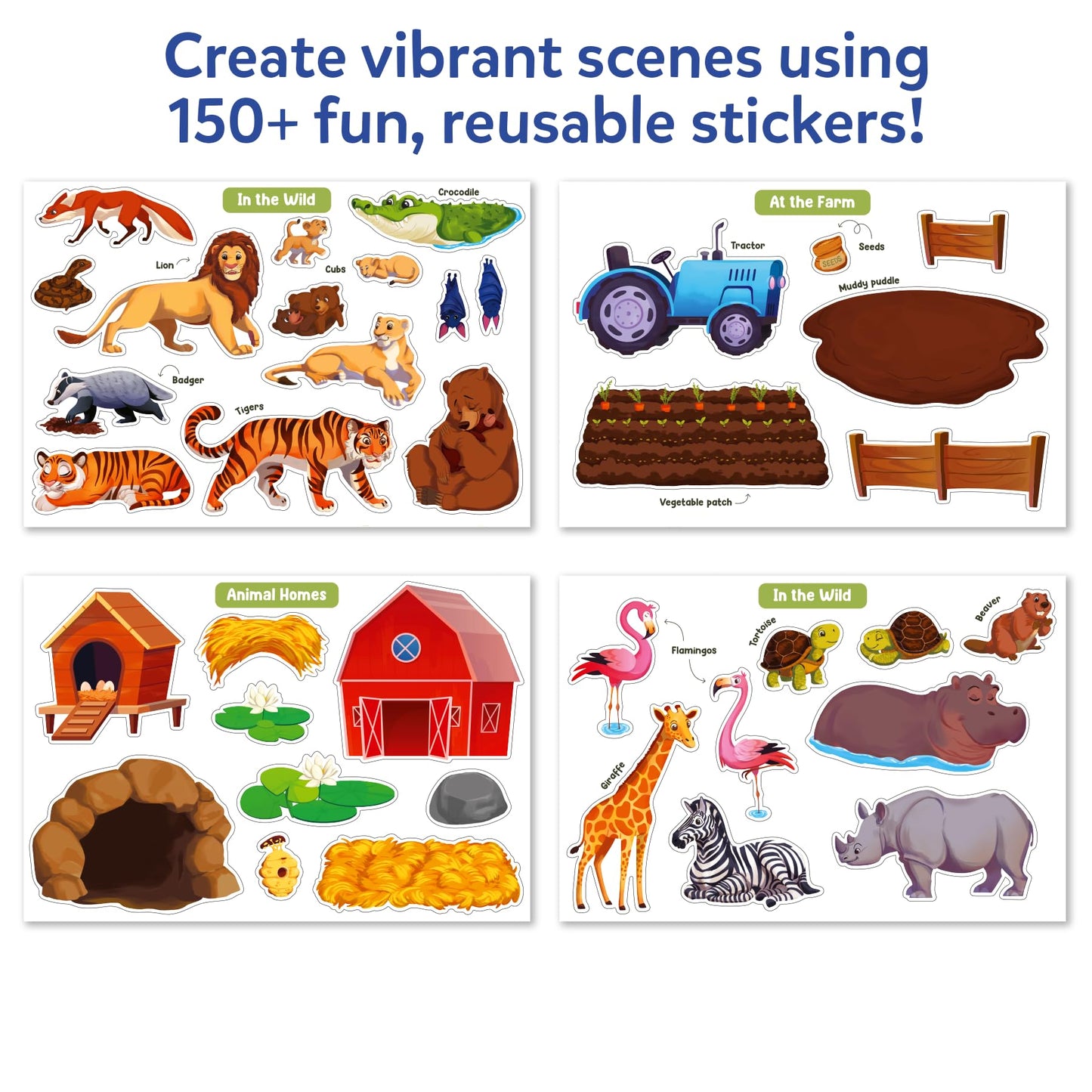 Skillmatics Activity Kit - Creative Storytelling & Skill Building with 150+ Reusable Stickers N3233