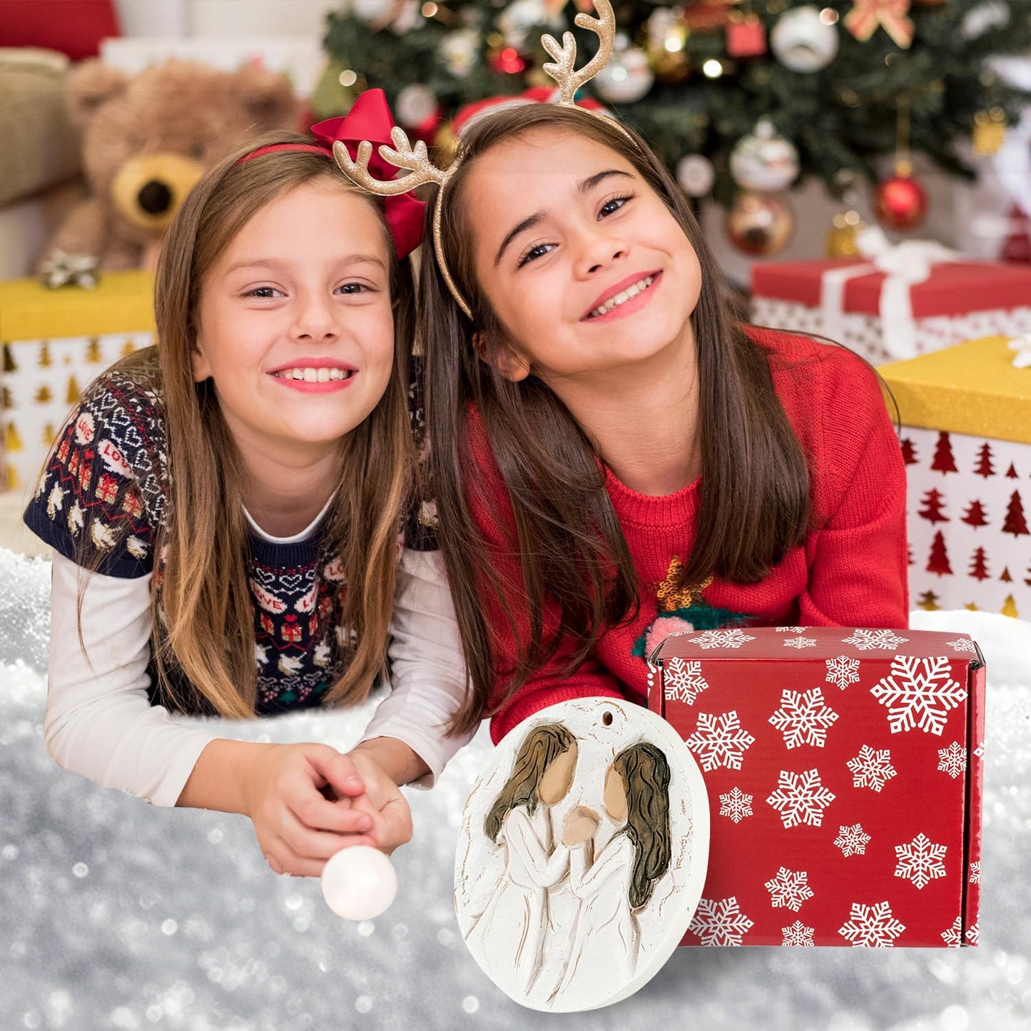 3D Christmas Ornament 2026 Wedding Gifts for Couple - Romantic Our First Christmas Married Engaged Ornament Bridal Shower Gift - Just Married Ornaments for Xmas Tree, Mr and Mrs Gifts for Newlyweds BST326H