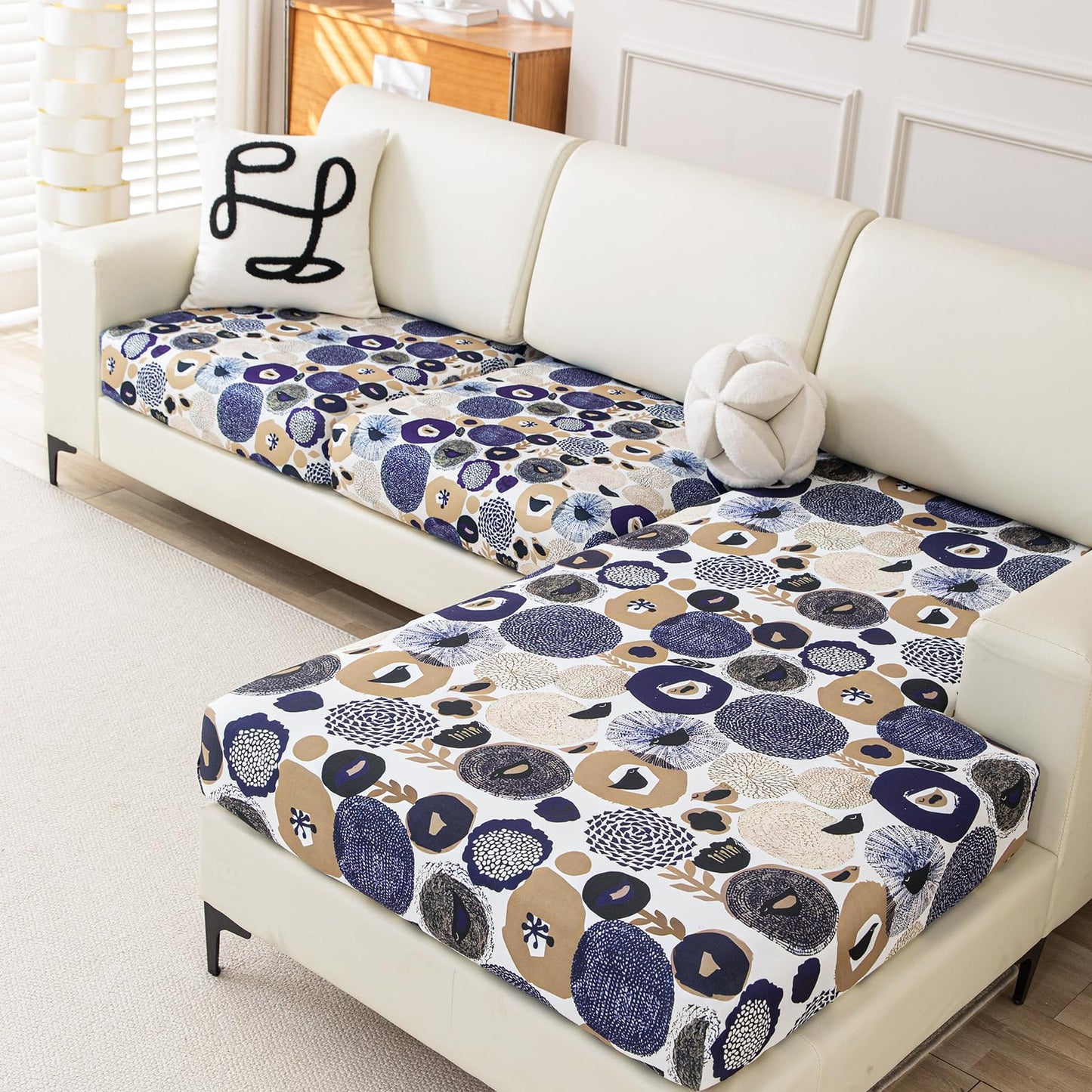 Stretch Couch Cushion Covers for Individual Sofa Seat Cushion,Washable Slipcover for Chair Loveseat Sofa,Furniture Protector Cushion Sofa Cover(Backrest or Seat) BST326H