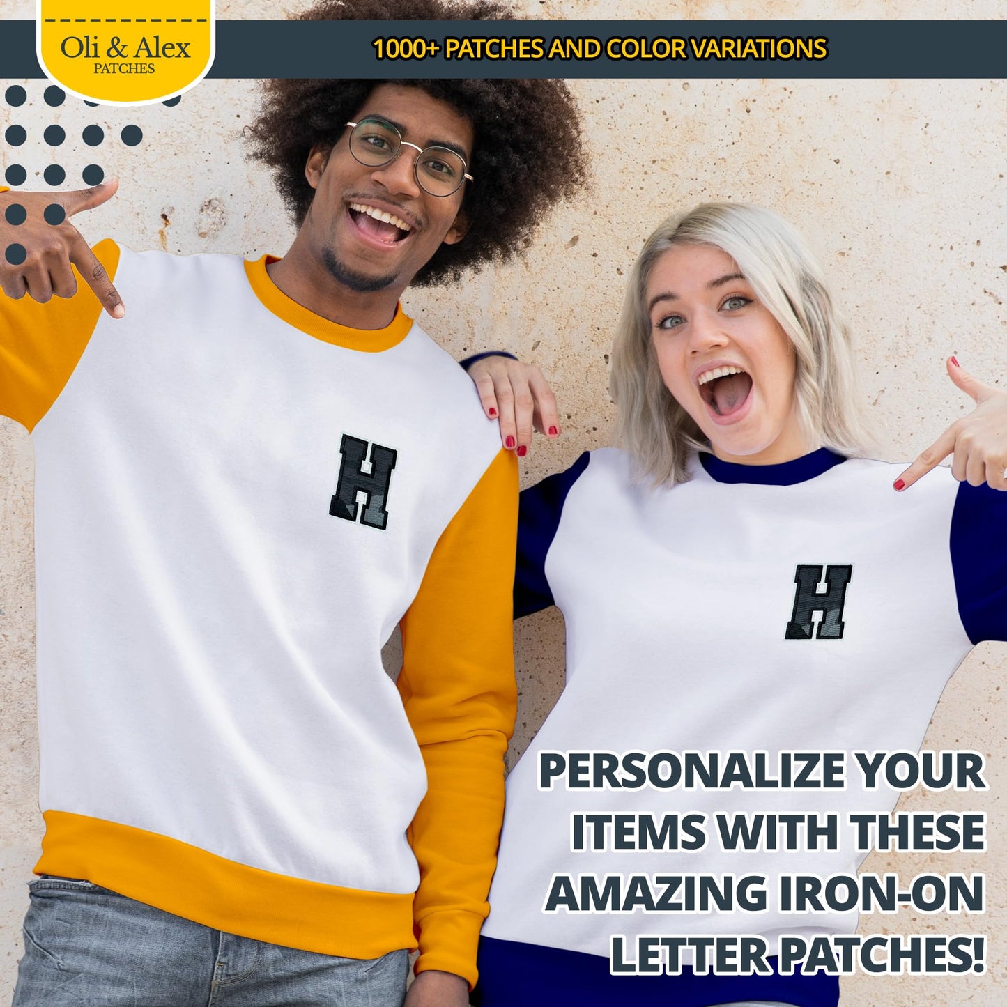 Iron On Letters Patches Premium Quality - Letter for Clothing - Varsity Patch Transfer for Clothes - Embroidered Letters Patches for Jersey Jackets - Sew on Appliques Red BST220