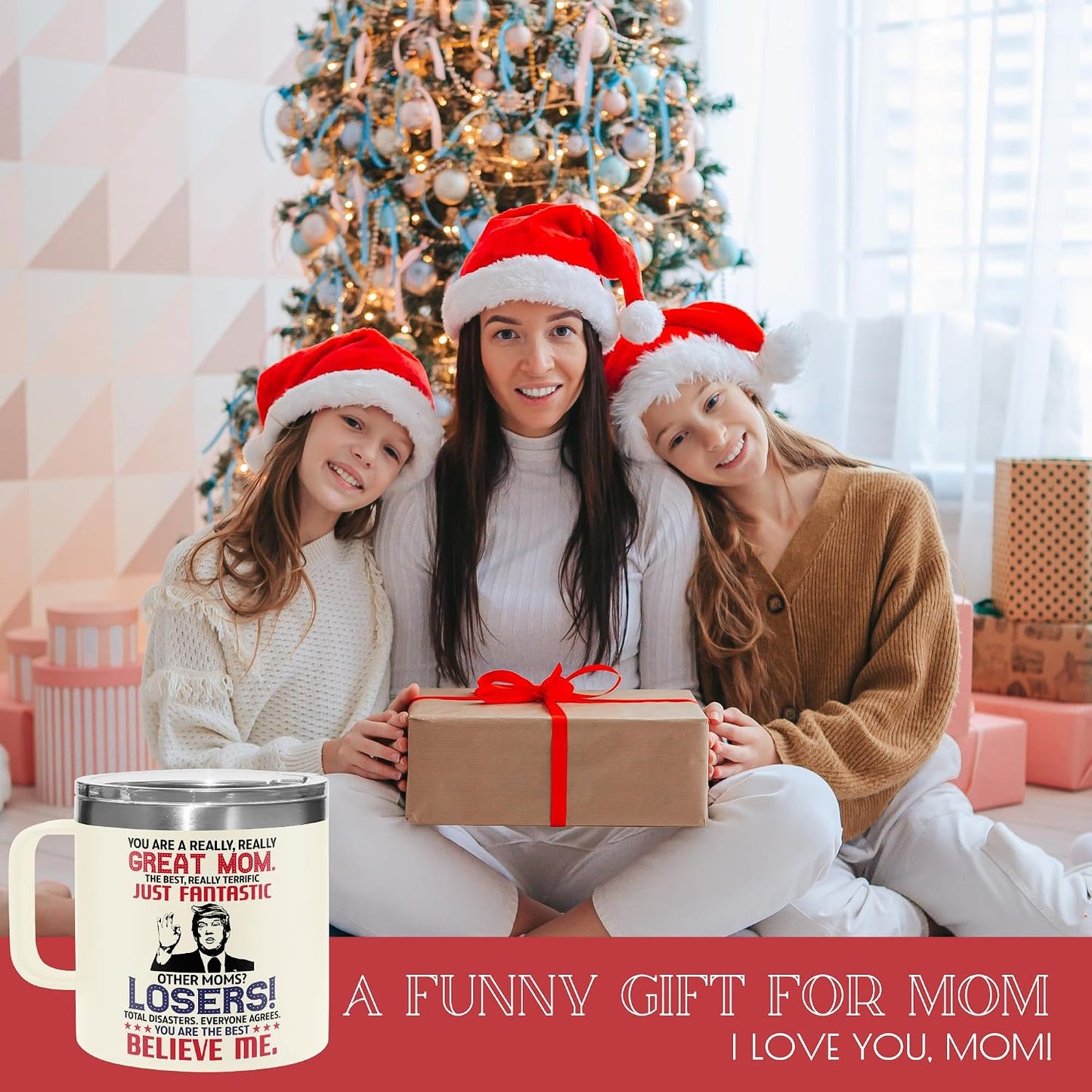 Gifts for Mom from Daughter Son - Mothers Day Gifts for Mom Wife - Birthday, Valentines, Mother's Day, Christmas Gift Ideas for Moms - Gift for Mama, Moms, Mother from Kids - 14 Oz Coffee Mug BST326H