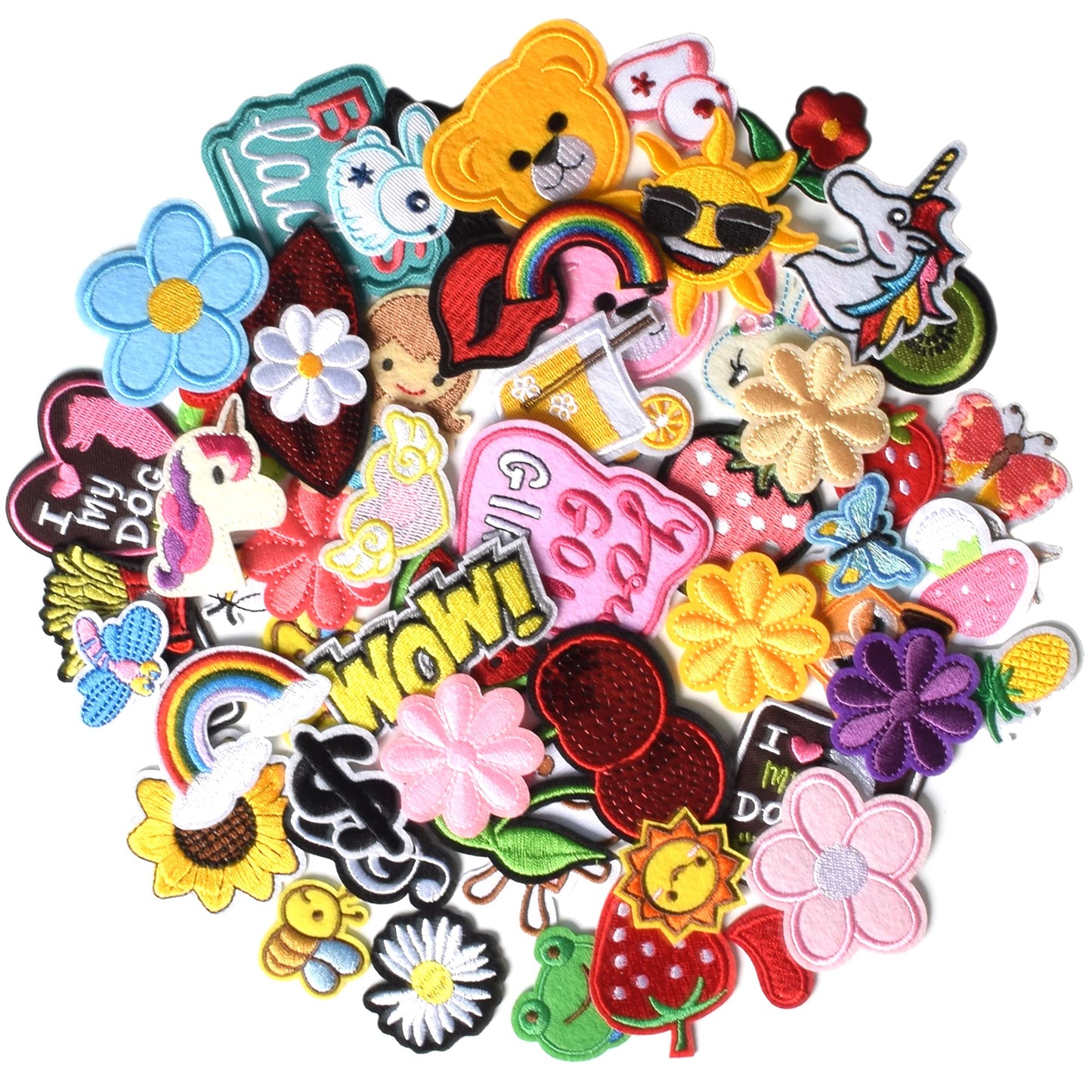 32Pcs Christmas Iron on Patches, Christmas sew on Patches for Clothing, Hats, Backpacks, Jackets, and Bags BST326H