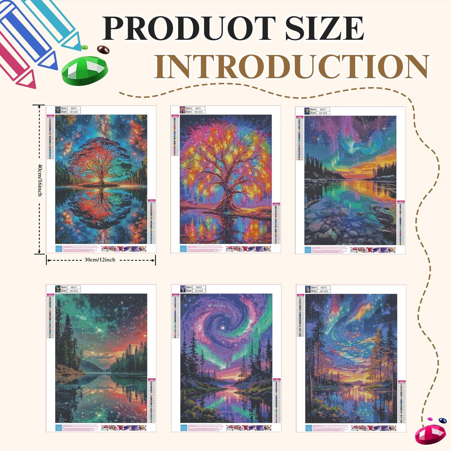 Mosaflare White Tigers Diamond Painting Kits for Adults 12x16 Inch | 5D Diamond Art for Beginners, DIY Full Round Drill Paint by Diamonds Dot Gem Art for Adult, Home Wall Decor BST326L