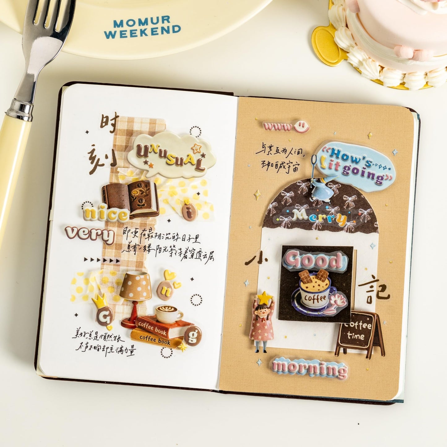 180 Pcs Clear Loop Arrow PET Stickers for Scrapbook Journal BST202