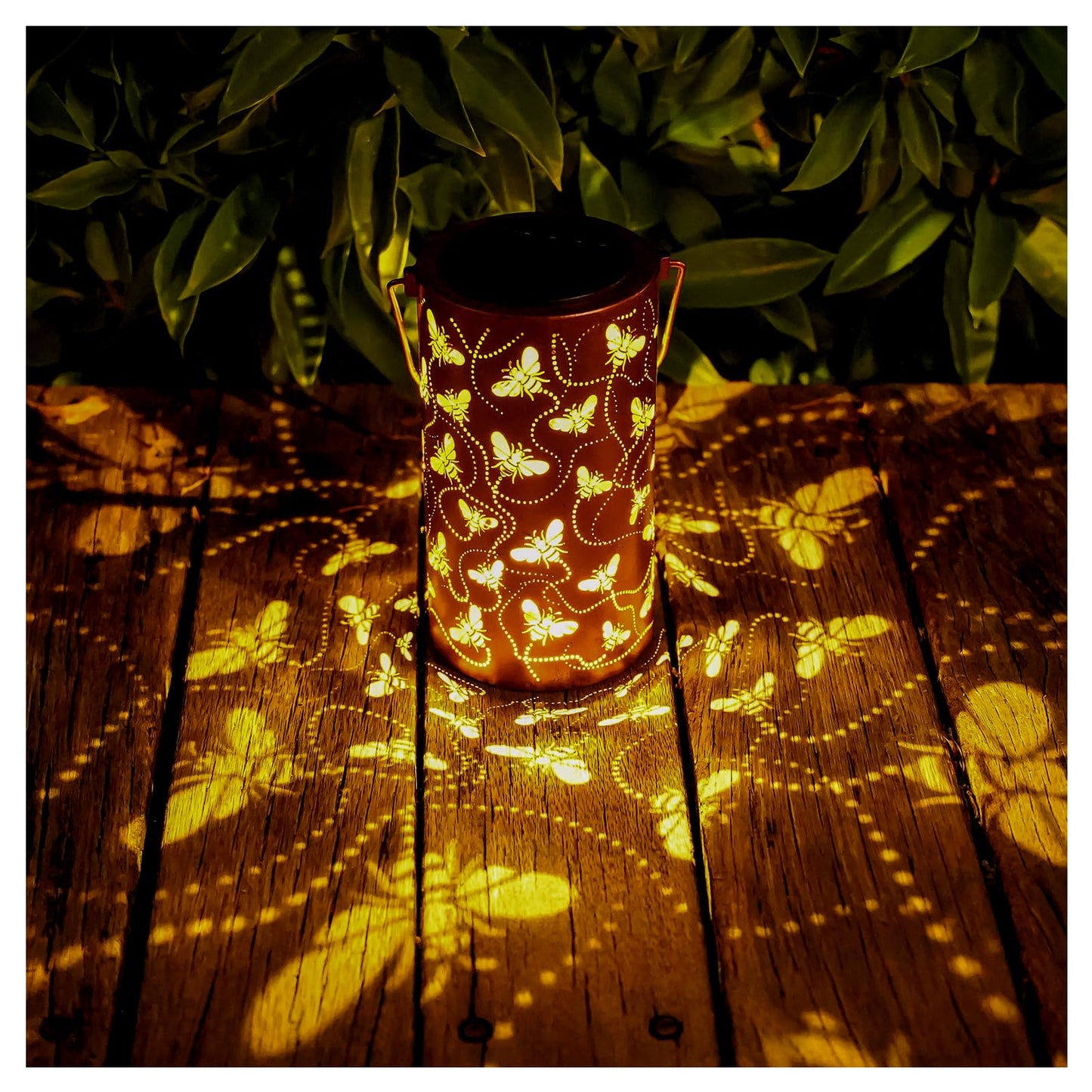 Solar Lanterns Outdoor Waterproof Butterfly Garden Decor Birthday Gifts for Women Mom Grandma, Hanging Solar Lights Metal Lantern Decoration Outside for Yard, Patio, Backyard, Porch