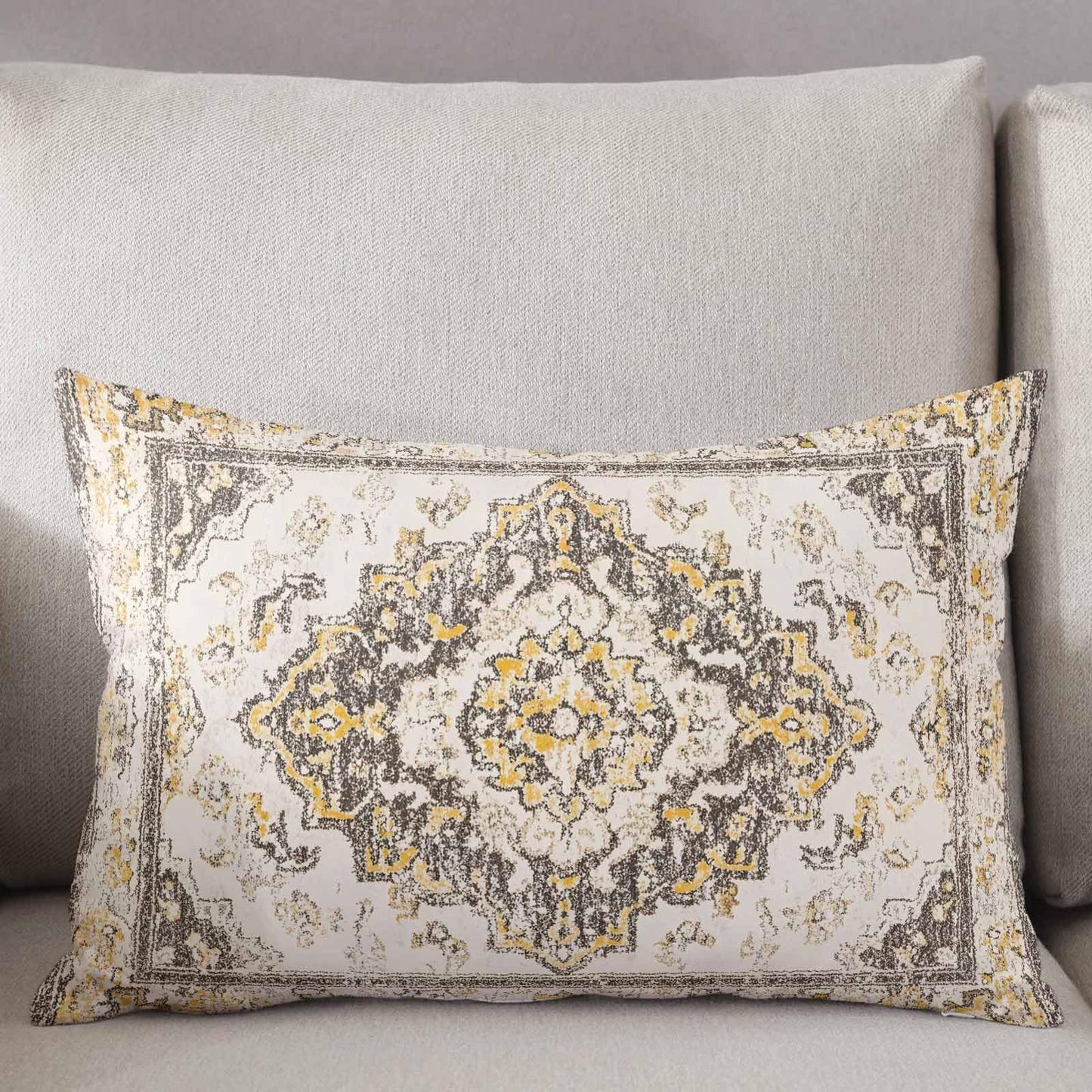 T&H XHome Pillow Covers 12x20 Inch Boho Style Orange Vintage Art Carpet Soft Brushed Microfiber Pillowcases with Hidden Zipper Closure Bed Pillow Shams for Bedroom Sofa Car BST202