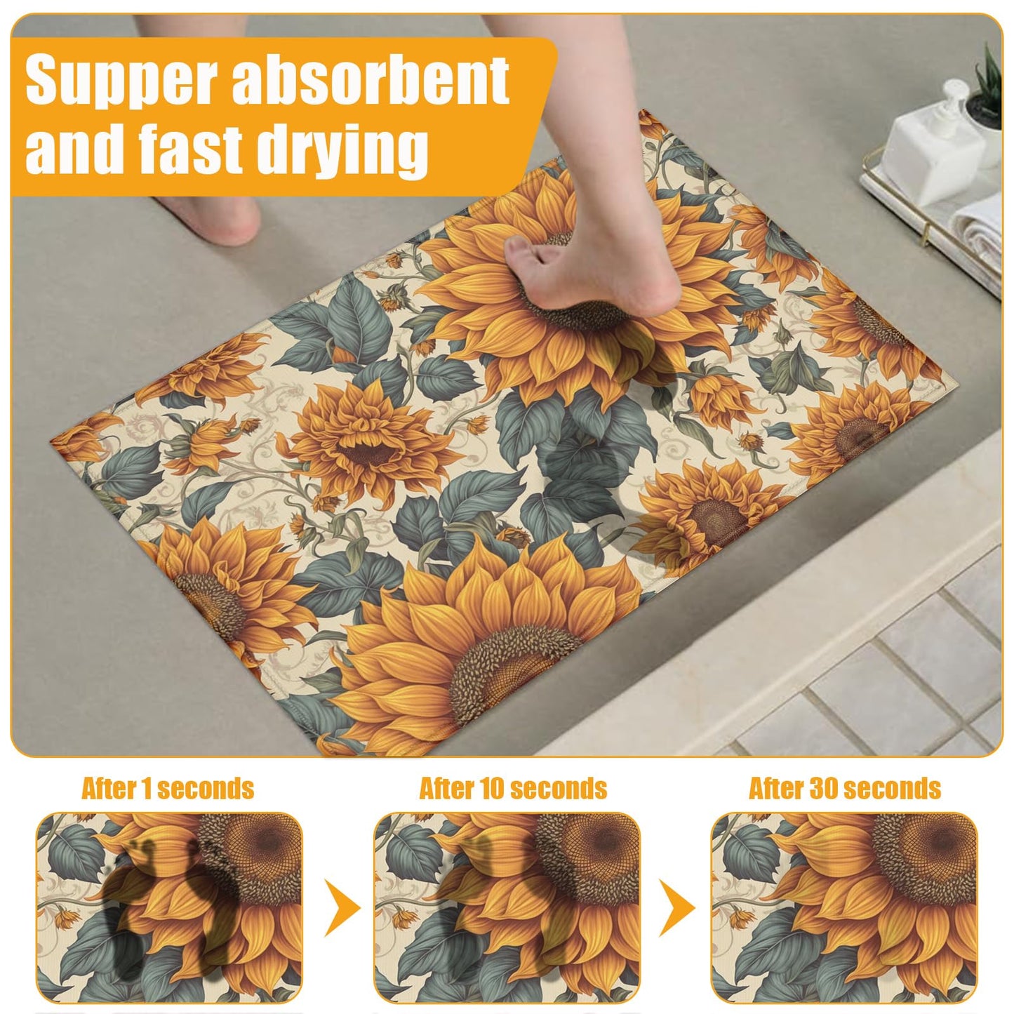 Red Spider Web Bath Mat for Bathroom,Washable Door Mat Absorbent Bath Rug Non-Slip Floor Rug Carpets,for Kitchen Bedroom Indoor BST220