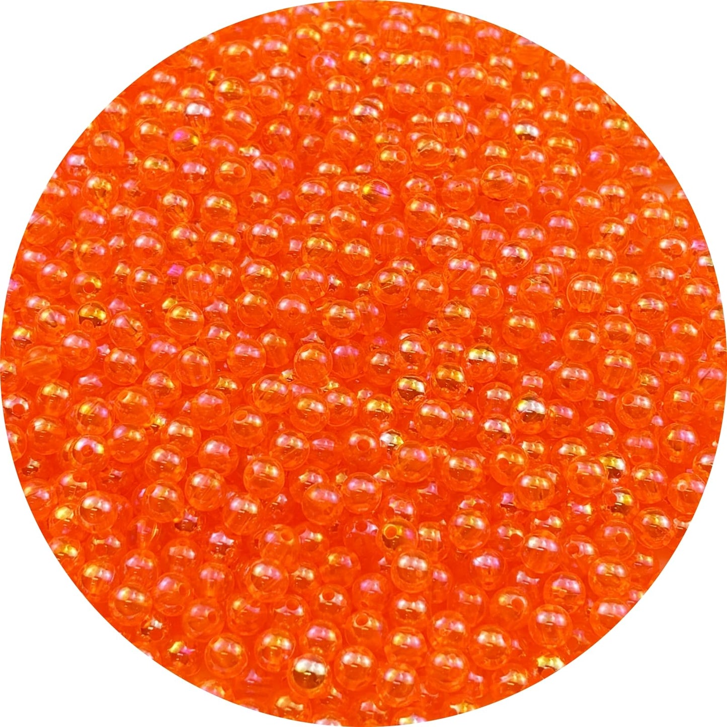 2000pcs 4mm Acrylic Round Beads AB Colors Acrylic Beads Round Spacer Beads with Hole for DIY Bracelet Necklace Jewelry Making Supplies Handmade Craft(Green AB) BST220