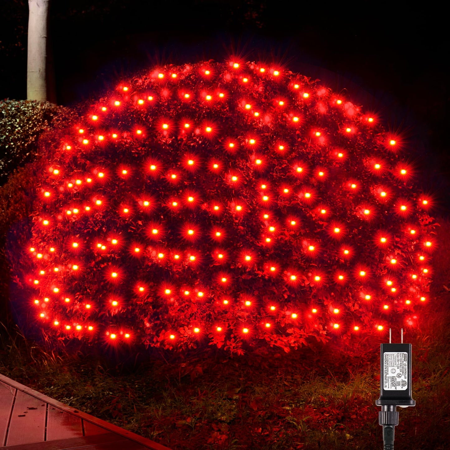 BlcTec Christmas Lights Outdoor 360 LED 9.8ft x 6.6ft Christmas Net Lights with 8 Modes RD12