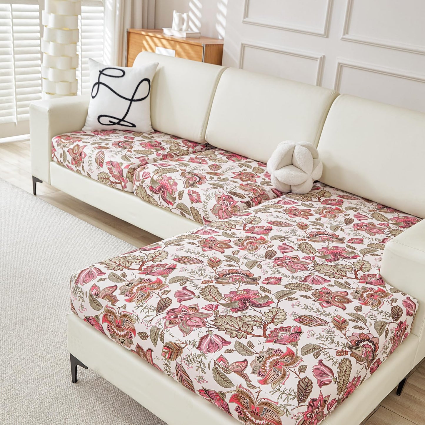 Stretch Couch Cushion Covers for Individual Sofa Seat Cushion,Washable Slipcover for Chair Loveseat Sofa,Furniture Protector Cushion Sofa Cover(Backrest or Seat) BST326H