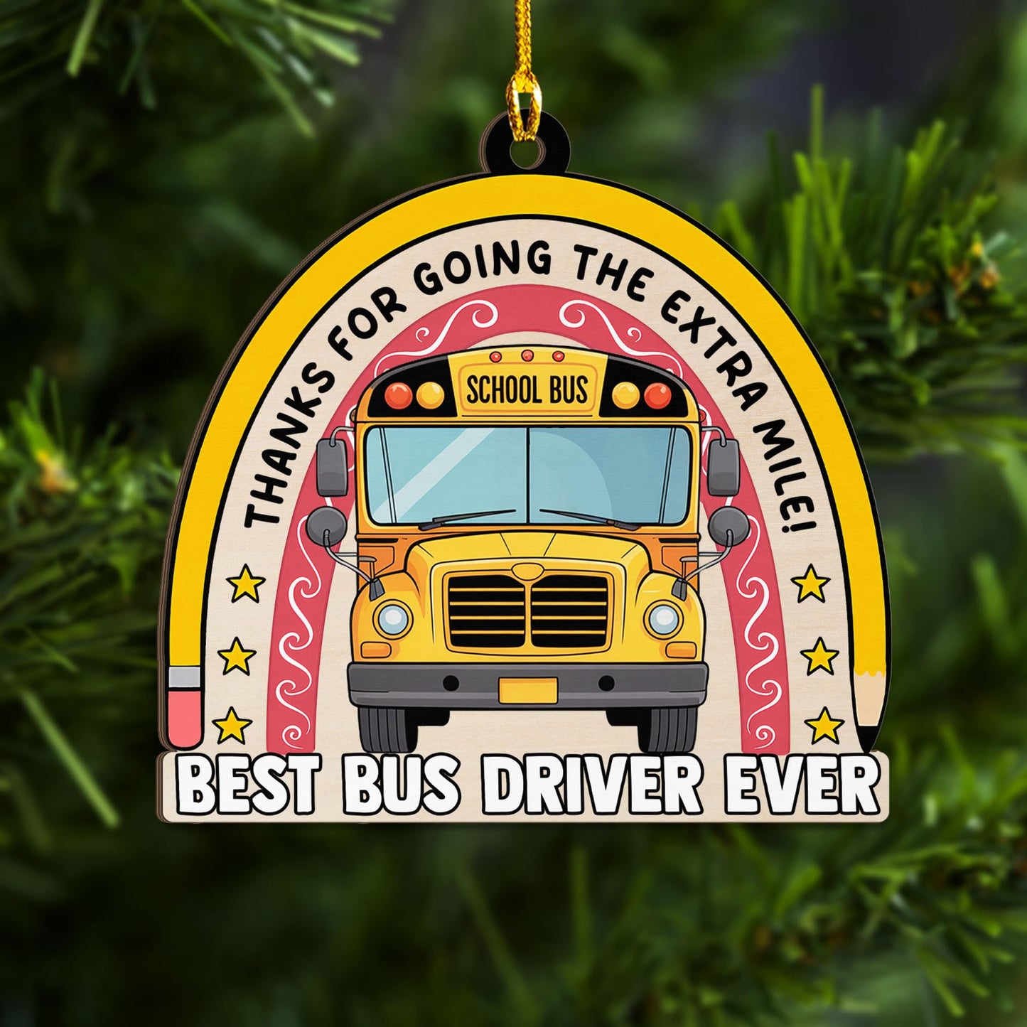 Back to School Bus Driver Appreciation Gifts, Bus Driver Gifts, School Drivers Appreciation Gift for Men, Thank You Retirement Gift for School Driver Monitor (Style 2) BST326L