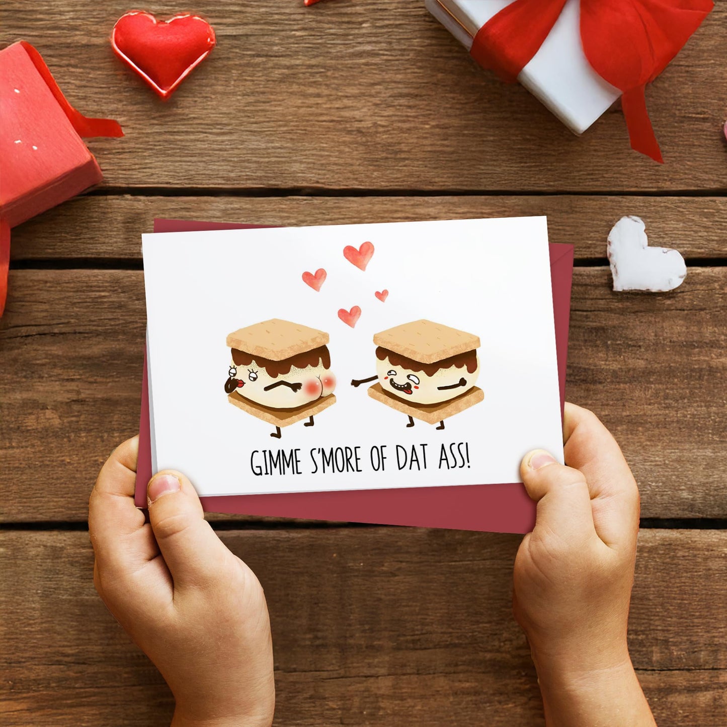 Pawzity Valentines Gifts for Him, Boyfriend, Bf, Husband, Men - Funny Valentines Card for Him - Anniversary, Birthday Gifts for Him - Single 5.3''x 8'' Funny Card with Envelope for Boyfriend, Husband WN420
