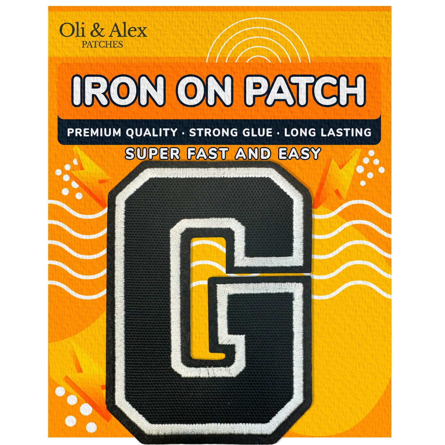 Iron On Letters Patches Premium Quality - Letter for Clothing - Varsity Patch Transfer for Clothes - Embroidered Letters Patches for Jersey Jackets - Sew on Appliques Red BST220
