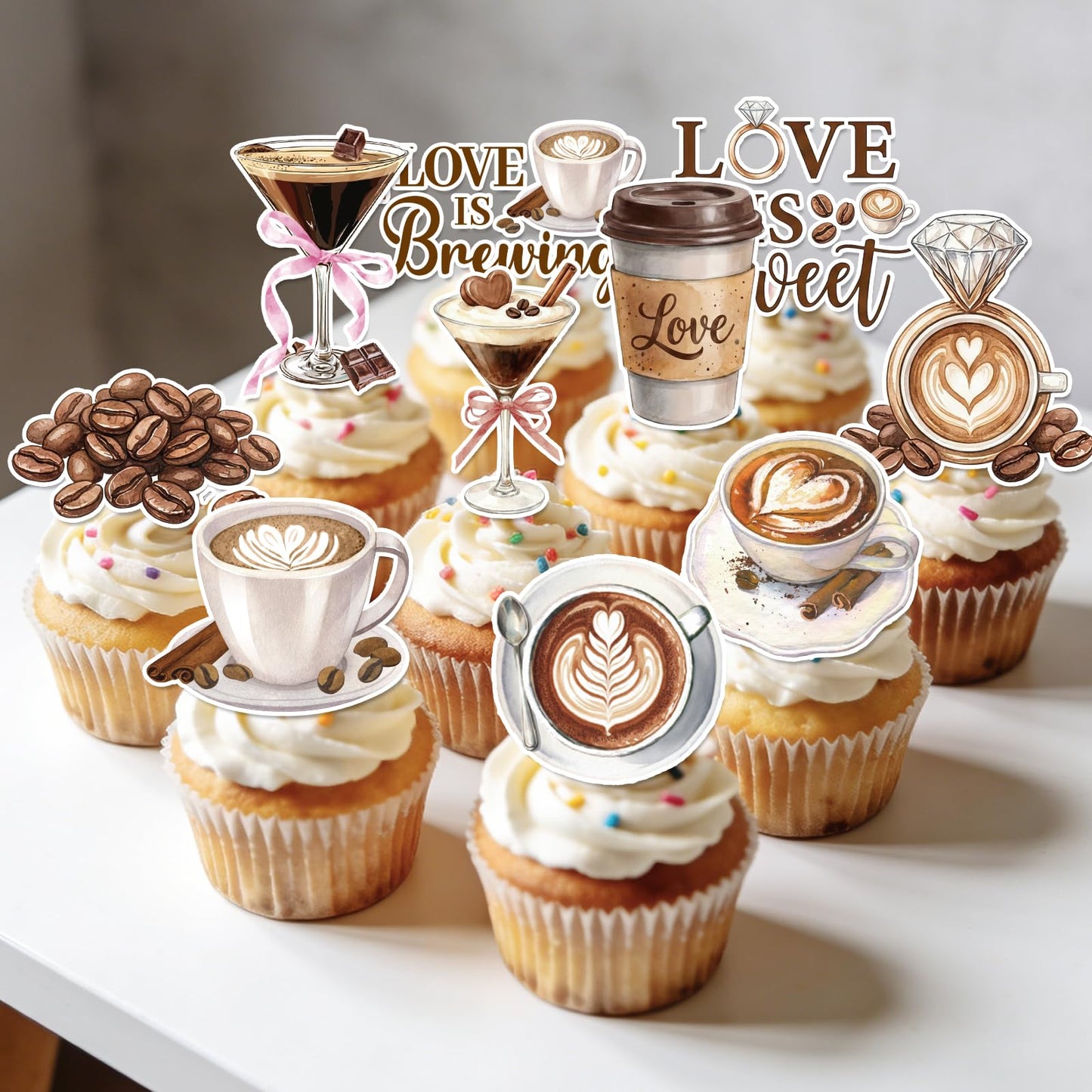 Baseball Birthday Party Decorotions - 24 PCS Ice Cream Drip Baseball Theme Cupcake Toppers, Boys Girls Sports Birthday Party Decorotions Supplies BST326L