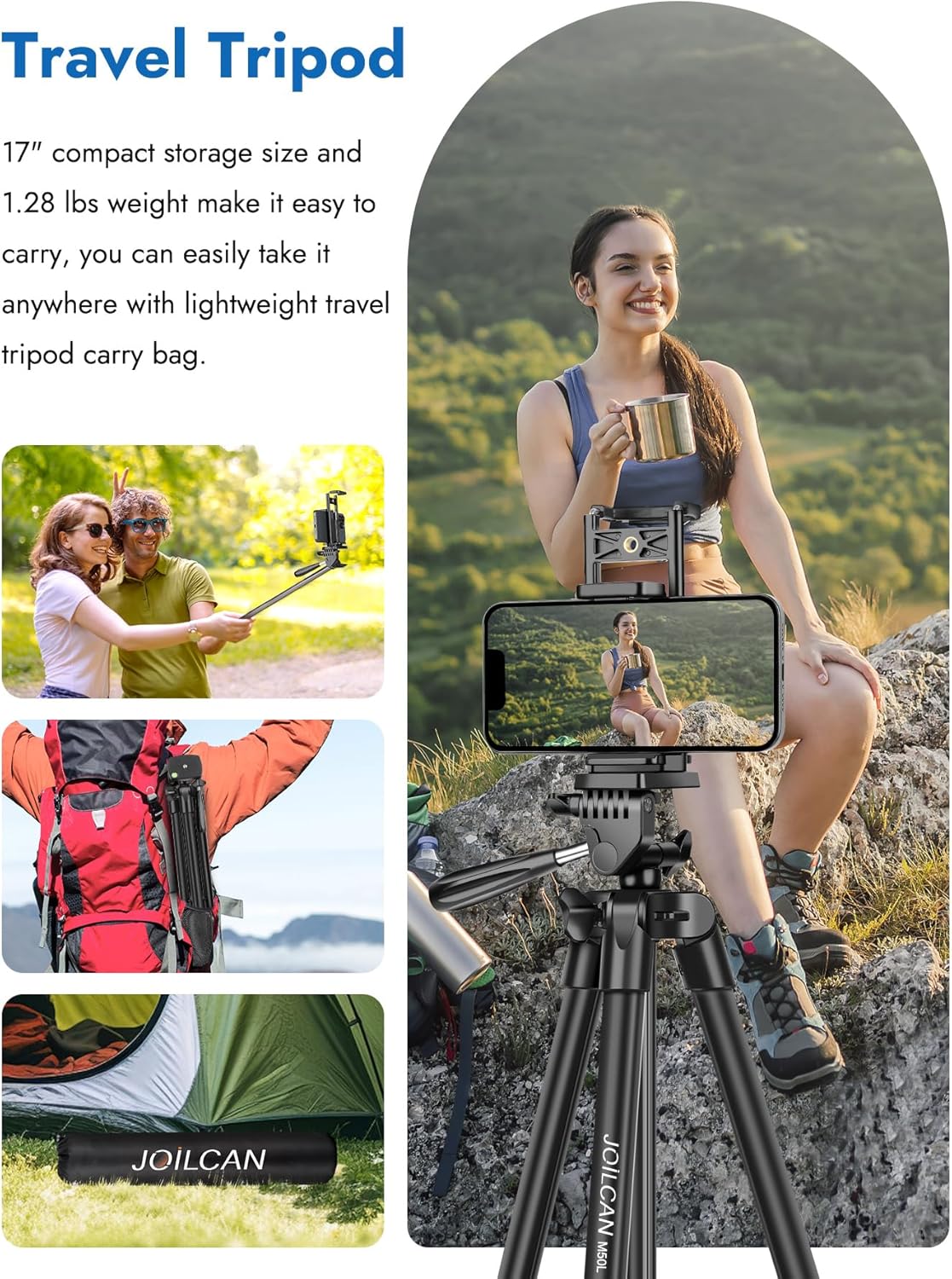 JOILCAN 67" Tripods Camera Tripod 43