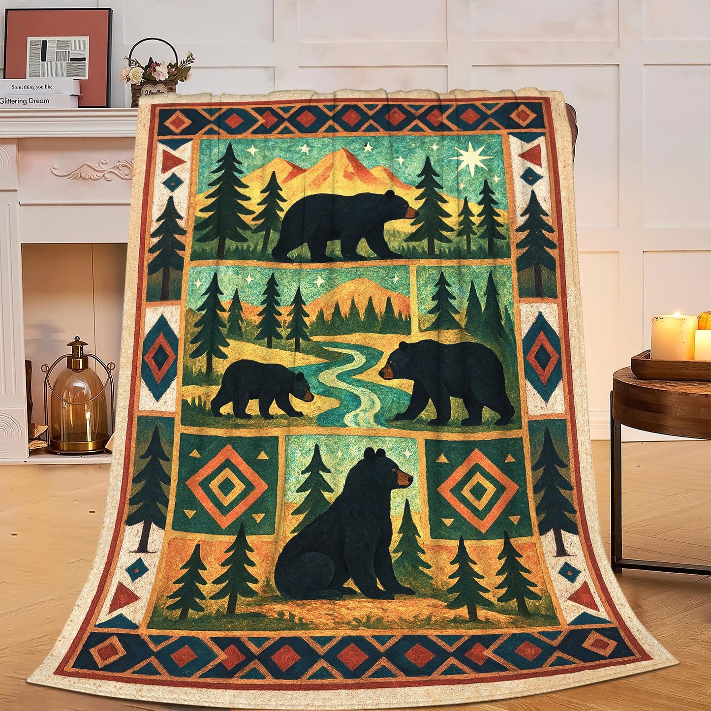 Soccer Blanket Super Soft Warm Fluffy Fleece Flannel Ball Sports Throw Blanket Cozy Fuzzy Plush Stuff Bedding Blankets Gifts for Teens Boys Kids Women Girls Adults 50"X40" BST326H