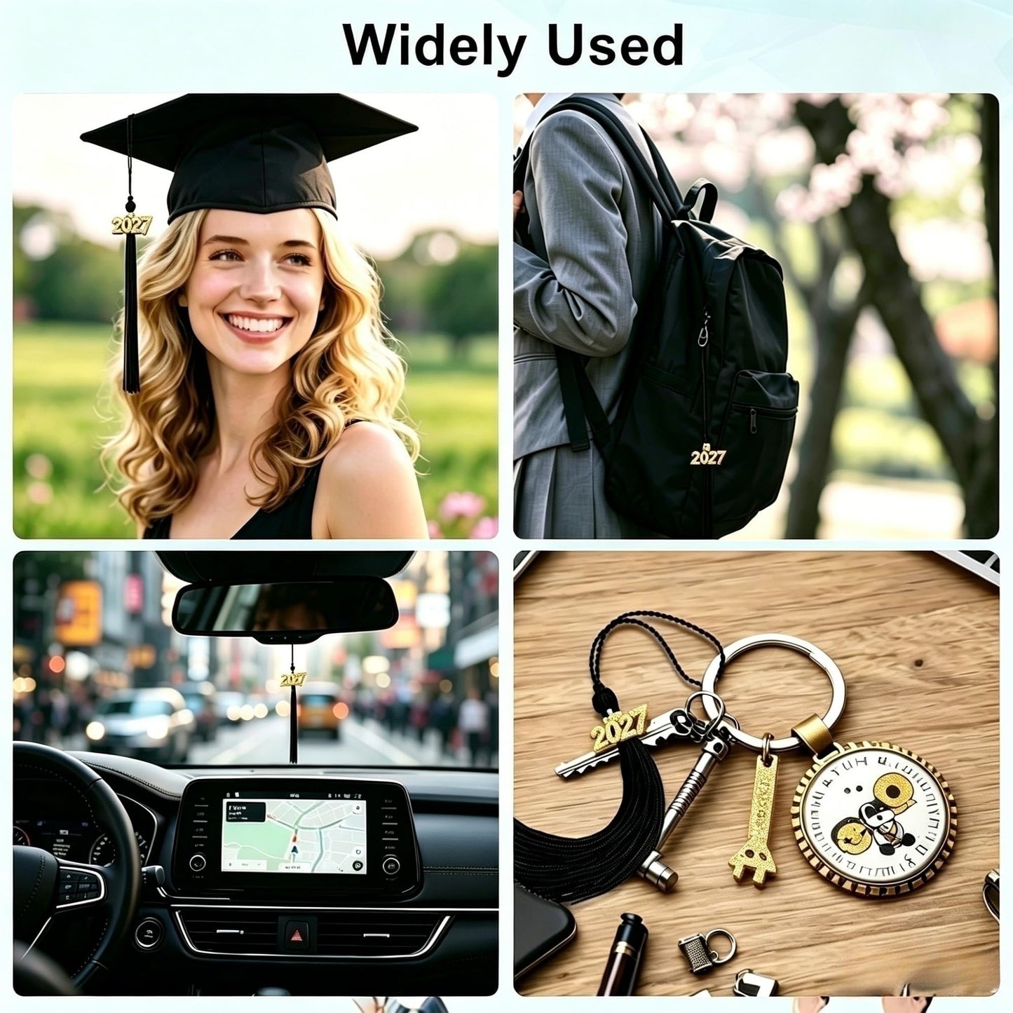 2026 Tassel Graduation, Black and Gold Graduation Tassel, 2026 Graduations Cap Tassels, Gradutate Cap Tassels with 2026 Year Gold Charms for Grad Cap Hat Ceremonies Memorial Graduations Decorations BST220