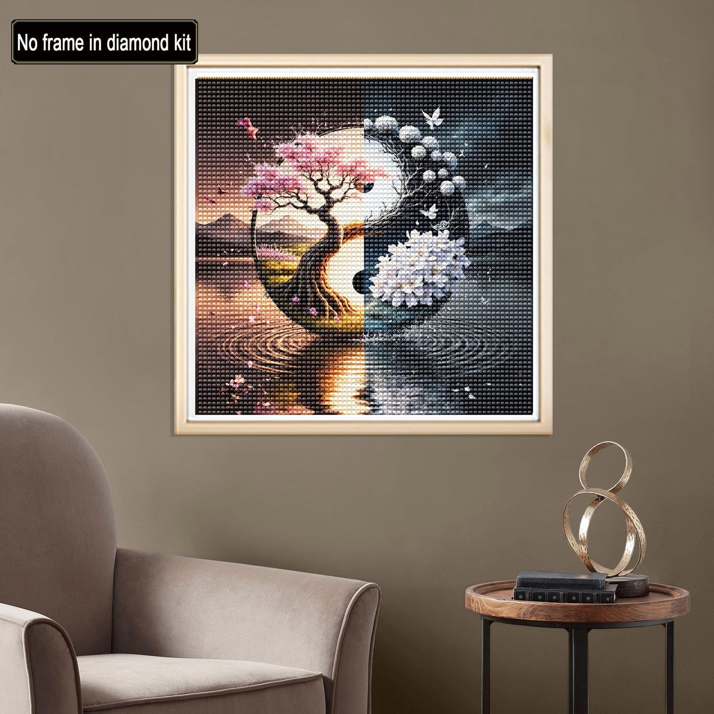 Diymood DIY 5D Diamond Art Painting Dragon Kits for Adults, Paint with Diamond Art Animal Full Drill Round Canvas Embroidery Mosaic Beginner Home Wall Decor Gift 12x12 inch C20 BST220