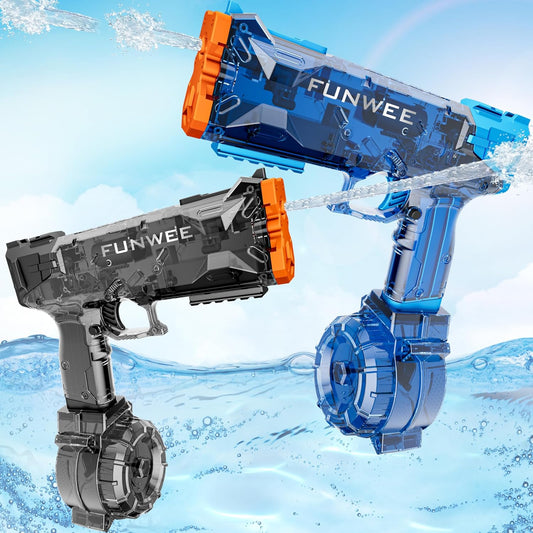 Funwee 2 Pack Electric Water Guns for Kids Adults 60