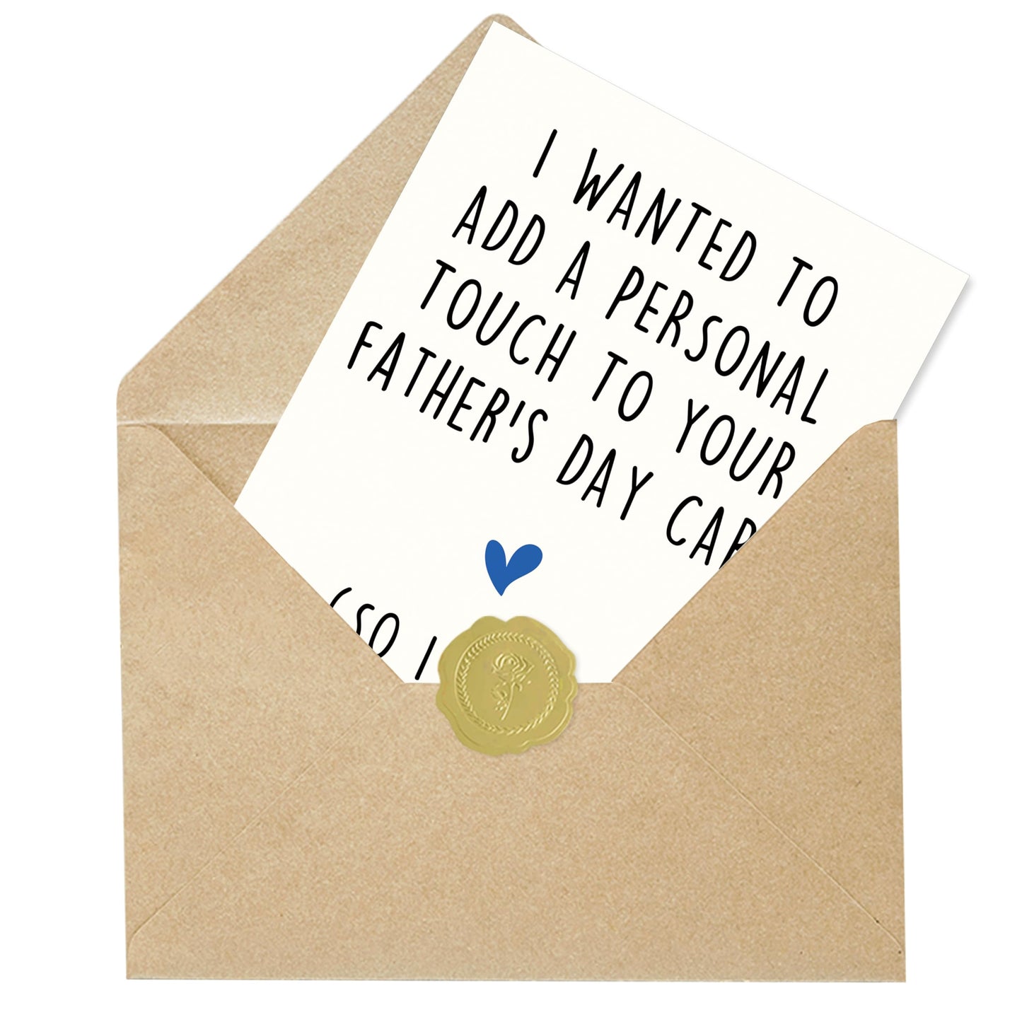 Funny Fathers Day Card for Dad, Father's Day Cards Gifts Decorations from Daughter Son, Happy Fathers Day Card from Cat, Cute Cat Dad Father's Day Decorations Gifts BST220