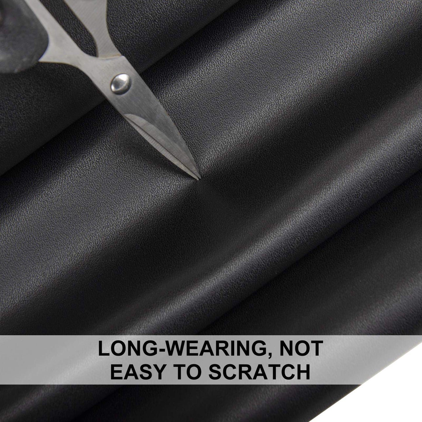 PU Fabric Material 1 Yard 54" x 36" Faux Synthetic Leather Sheets 1.2mm Thick Perfect for Upholstery, DIY Crafts, Hat Making, Hair Crafts Making, Sewing, Shoe Making (Gray) BST220