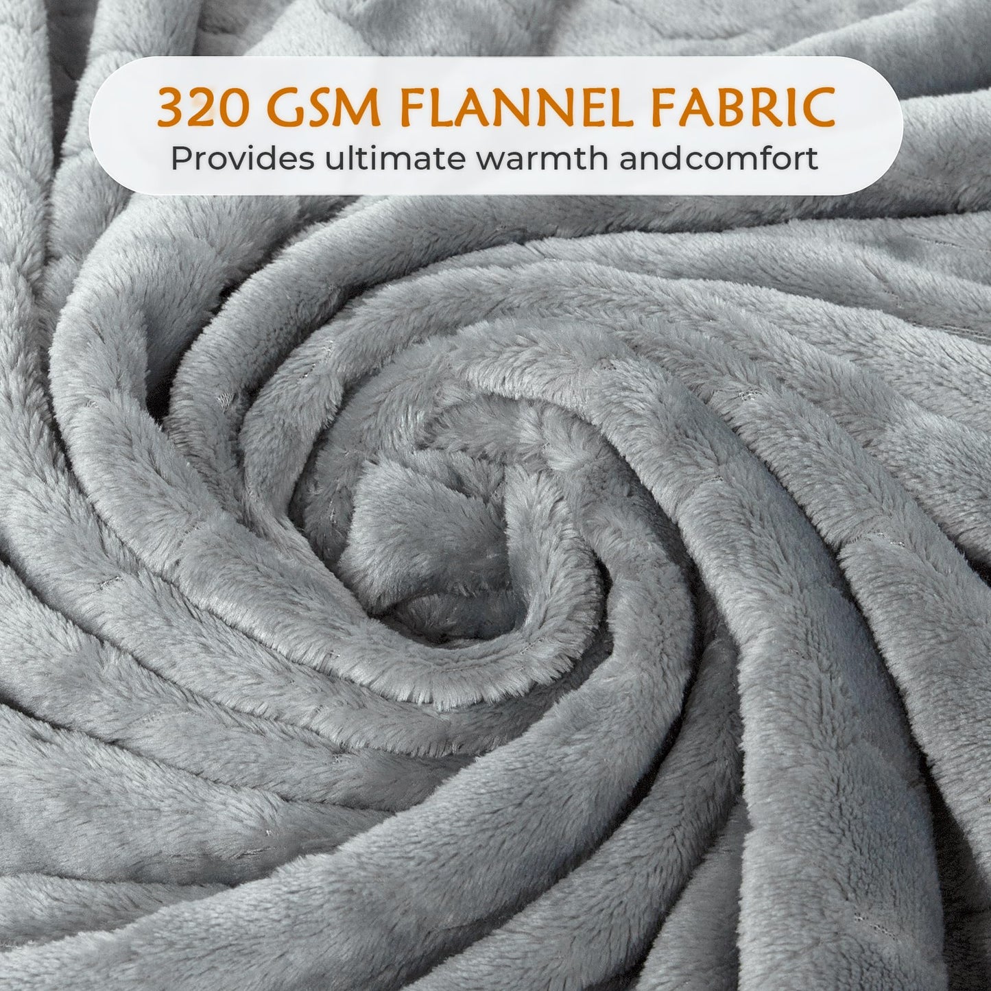 TOONOW Fleece Blanket Super Soft Cozy Throw Blanket 50" x 60", Lightweight Fuzzy Comfy Textured Flannel Blanket Warm Plush Throw Blankets for Couch, Sofa, Bed, Emerald WN420