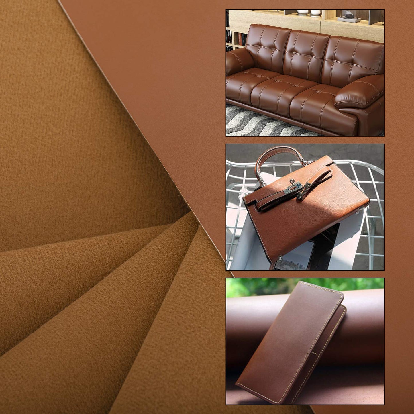 PU Fabric Material 1 Yard 54" x 36" Faux Synthetic Leather Sheets 1.2mm Thick Perfect for Upholstery, DIY Crafts, Hat Making, Hair Crafts Making, Sewing, Shoe Making (Gray) BST220