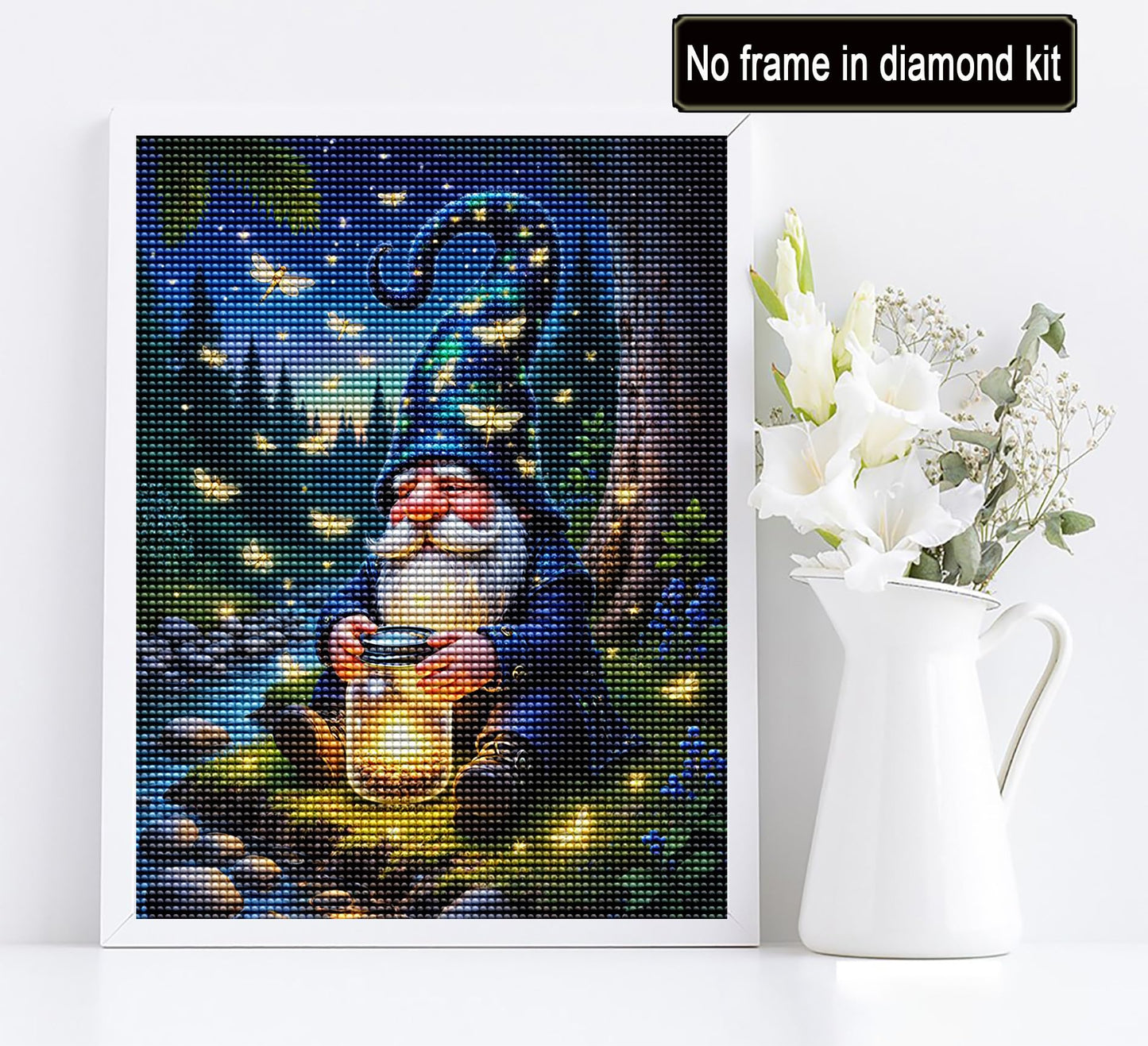 Diymood DIY 5D Diamond Art Painting Dragon Kits for Adults, Paint with Diamond Art Animal Full Drill Round Canvas Embroidery Mosaic Beginner Home Wall Decor Gift 12x12 inch C20 BST220