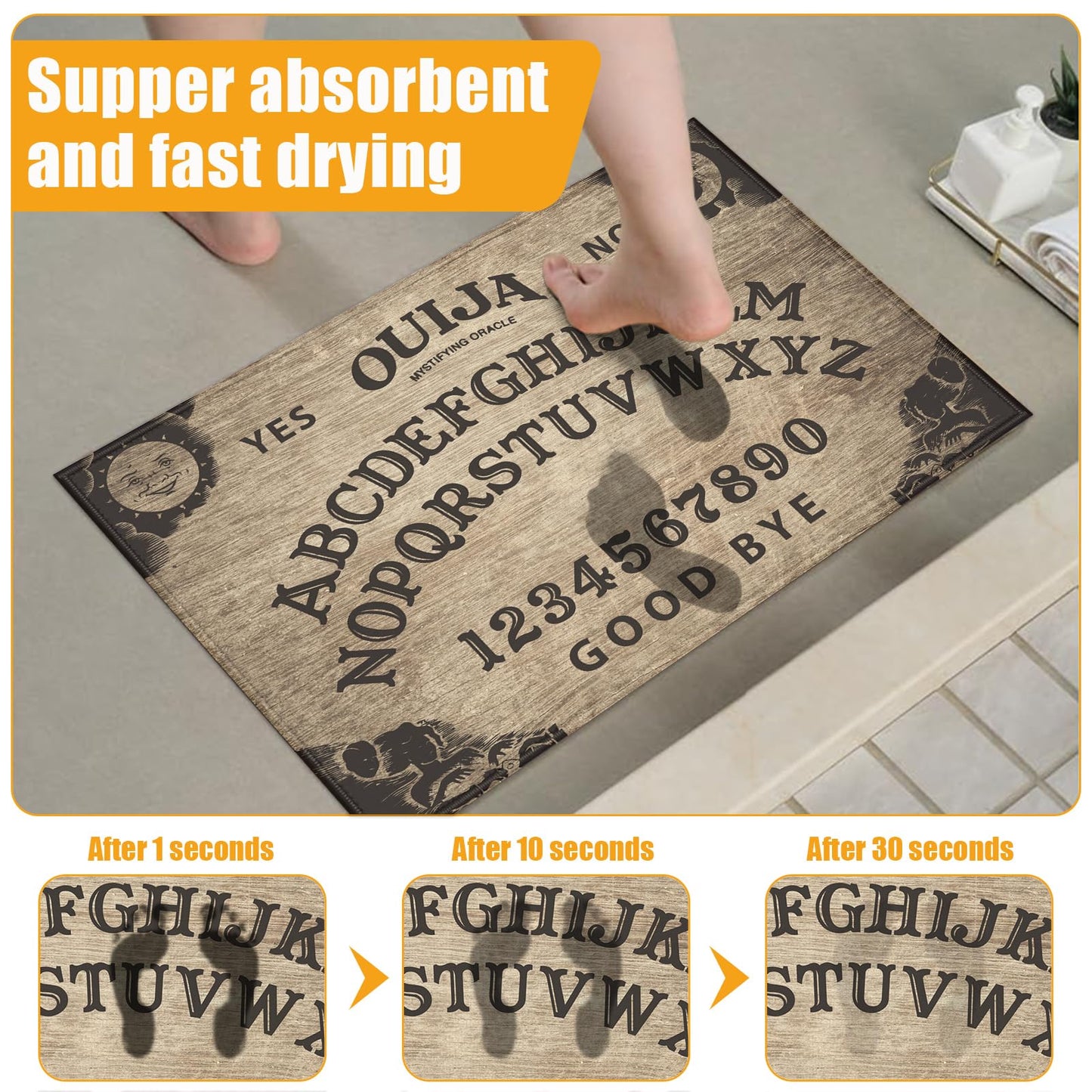 Red Spider Web Bath Mat for Bathroom,Washable Door Mat Absorbent Bath Rug Non-Slip Floor Rug Carpets,for Kitchen Bedroom Indoor BST220