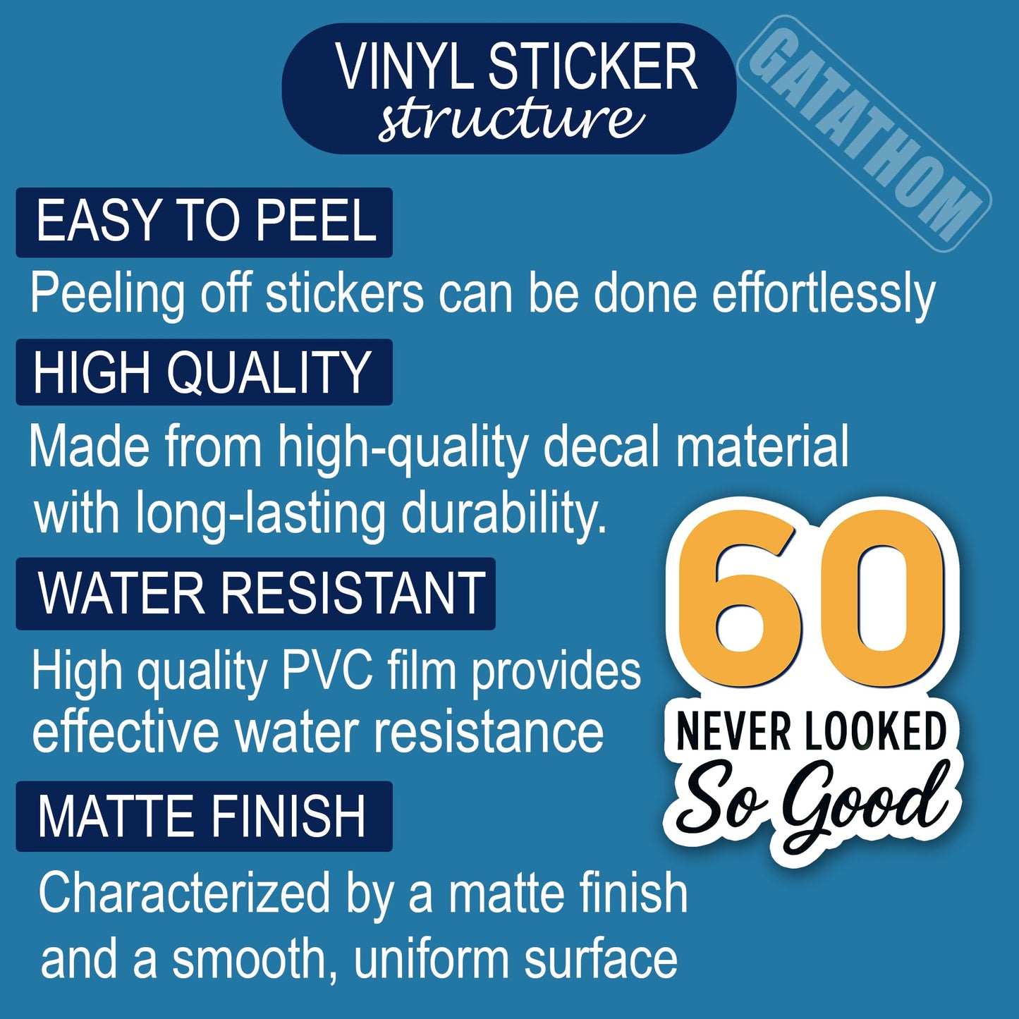 (3PCS) 83 Never Looked So Good Sticker – Happy 83th Birthday, Waterproof Vinyl Decals for Party Decor, Scrapbooking, Water Bottles, Laptops, Size 3" x 2.5" BST202