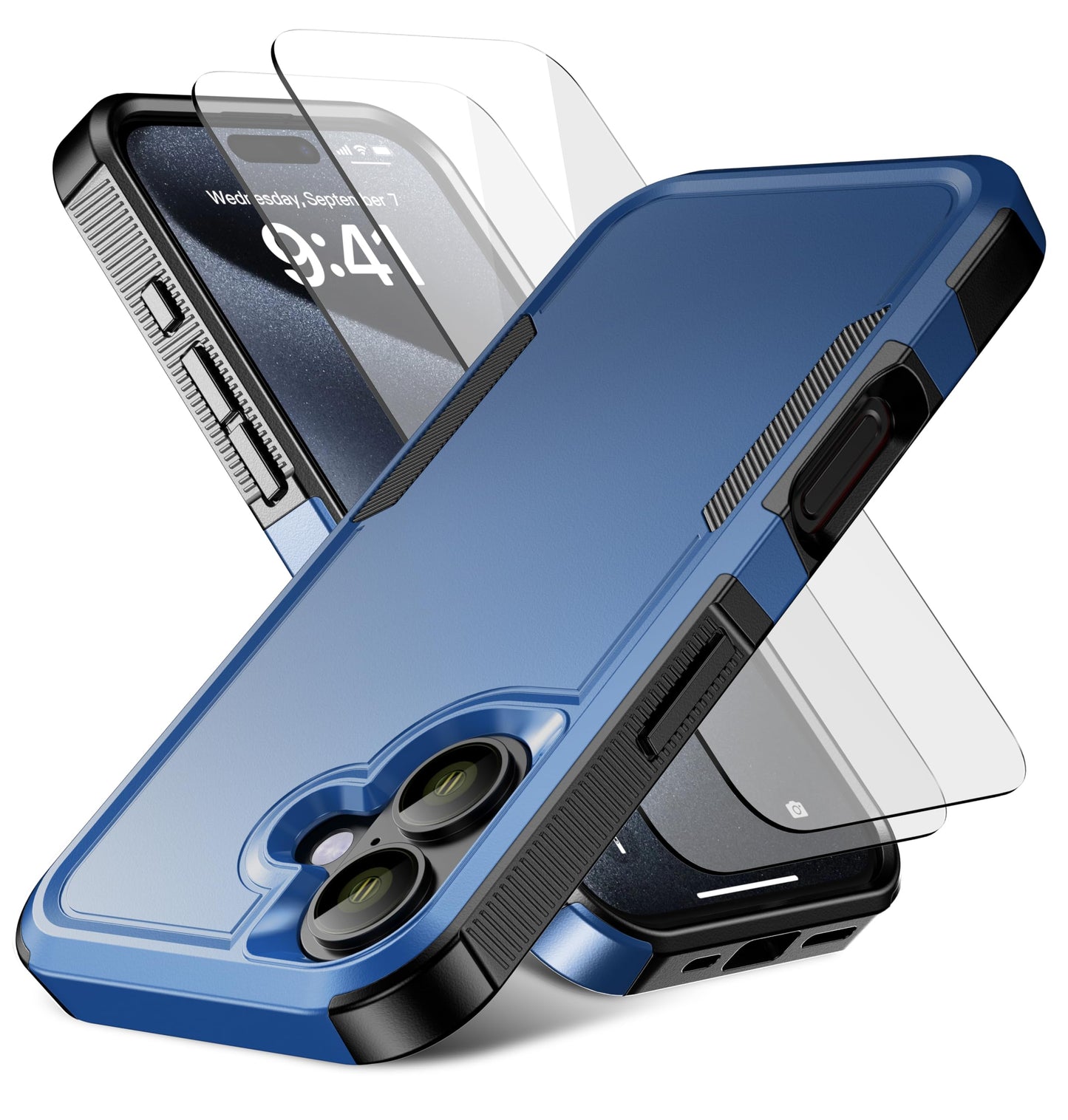 Magnetic for iPhone 17 Air Case [Compatible with MagSafe] [Shockproof] [Heavy Duty Protection] Pocket-Friendly & Tough Non-Slip Protective Phone Cover for iPhone 17Air 6.6", Black WN420
