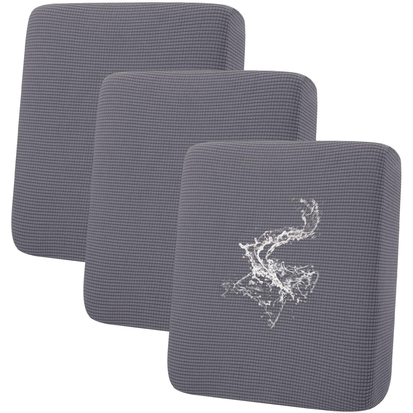 Waterproof Couch Cushion Covers for Pets, Non Slip Sofa Seat Cover | Stretch Jacquard Fabric, Elastic Bottom, Non Slip Fit, Waterproof Protection, Pet Hair Protection (1 Piece for Backrest M) BST202
