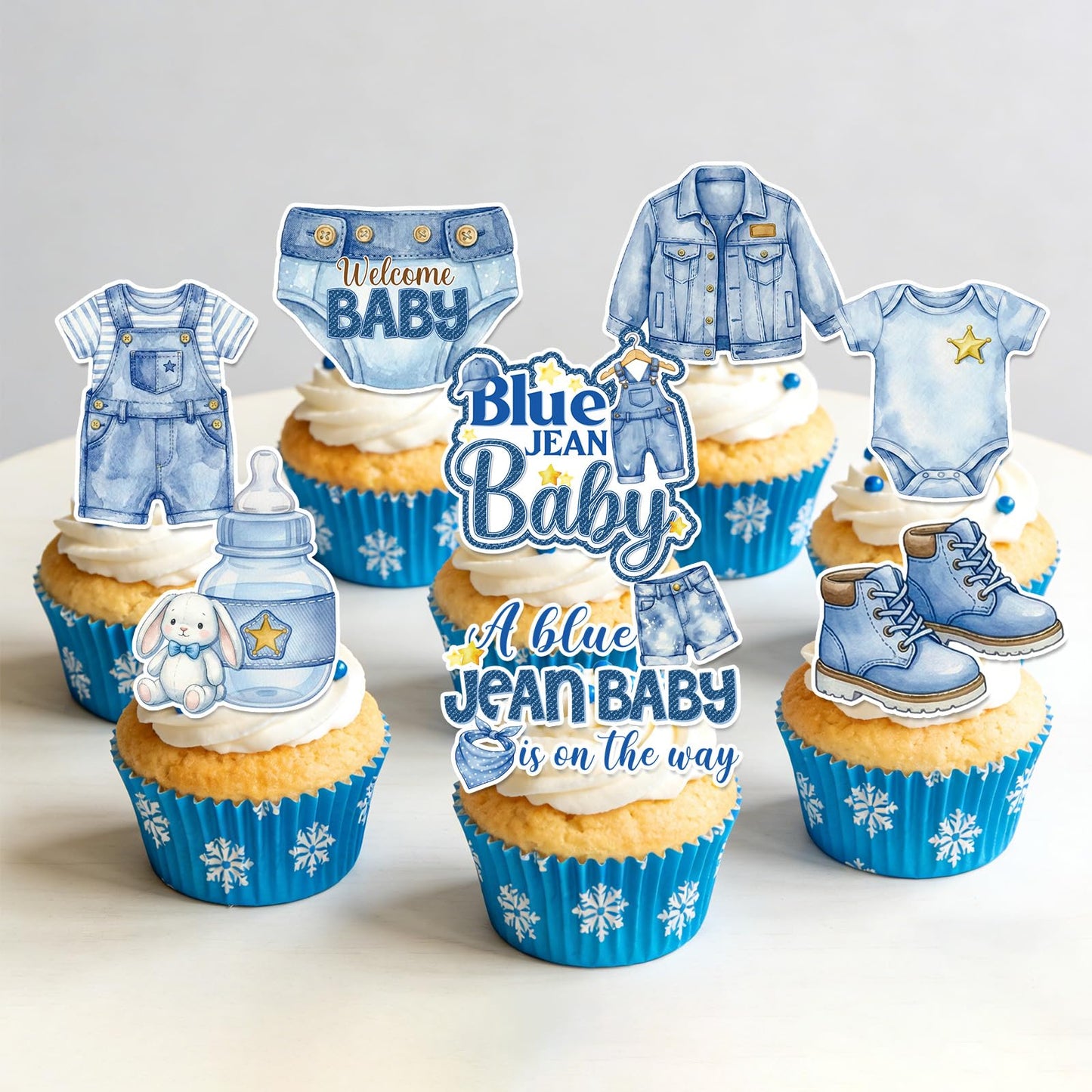 Baseball Birthday Party Decorotions - 24 PCS Ice Cream Drip Baseball Theme Cupcake Toppers, Boys Girls Sports Birthday Party Decorotions Supplies BST326L