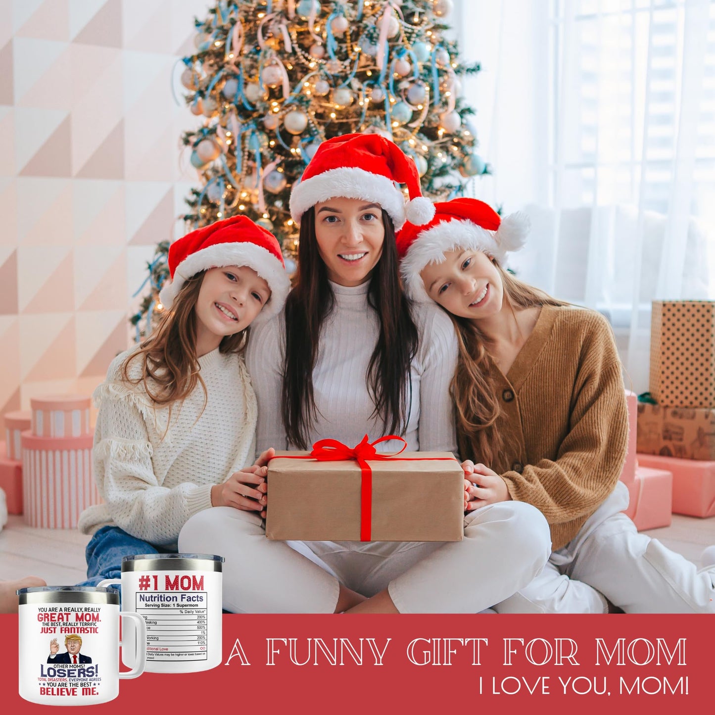 Gifts for Mom from Daughter Son - Mothers Day Gifts for Mom Wife - Birthday, Valentines, Mother's Day, Christmas Gift Ideas for Moms - Gift for Mama, Moms, Mother from Kids - 14 Oz Coffee Mug BST326H