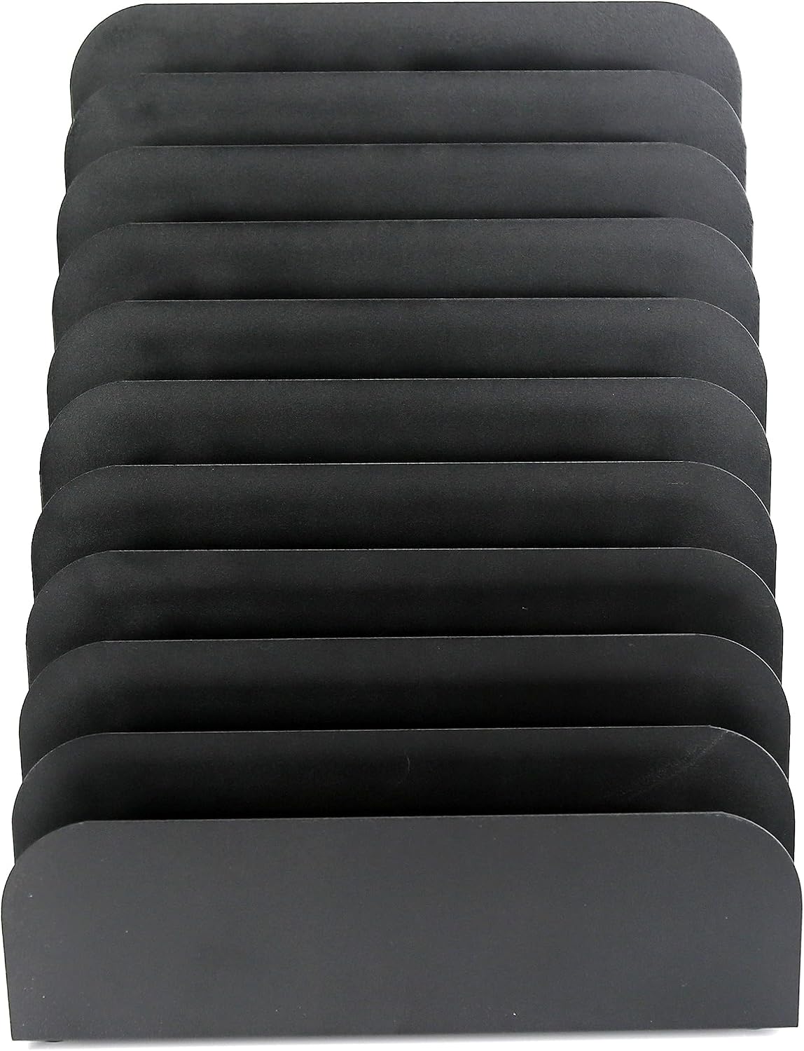 Huron Pad Rack Slant 10 Slot, Black Commercial Grade Steel BST220