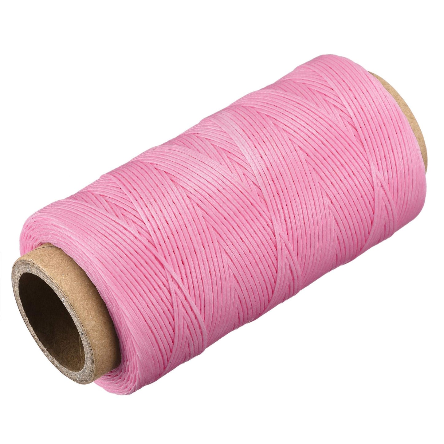 uxcell Leather Sewing Thread 186 Yards 210D/1mm Polyester Waxed Cord for Manual Sewing, Wheat BST326H