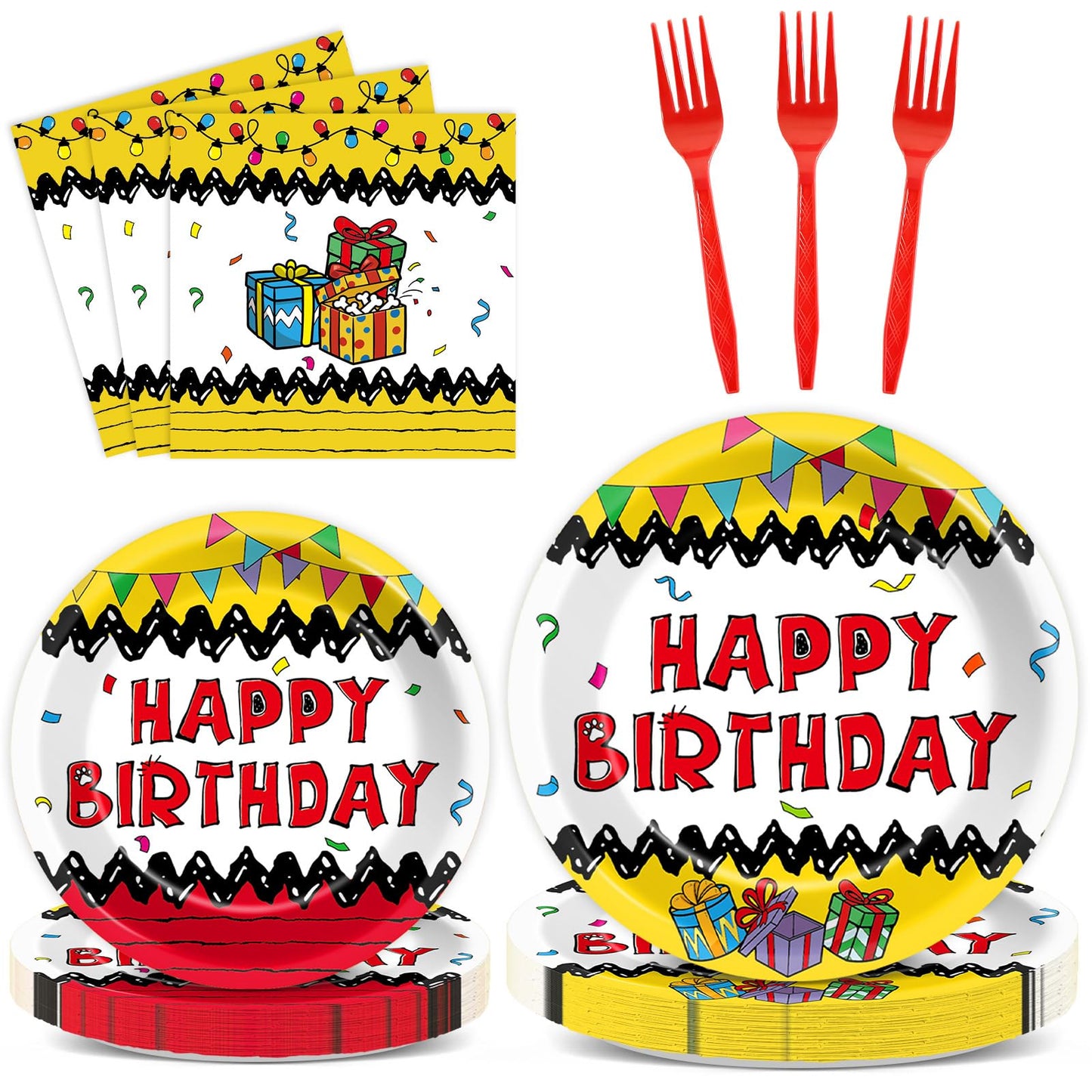 96 Pcs Race Car 1st Birthday Party Plates and Napkins Racing Cars First Birthday Decor Race Car One Year Old Dessert Cake Plates Racing Cars Theme Tableware Set for Kids Boy Party Decor 24 Guests BST202
