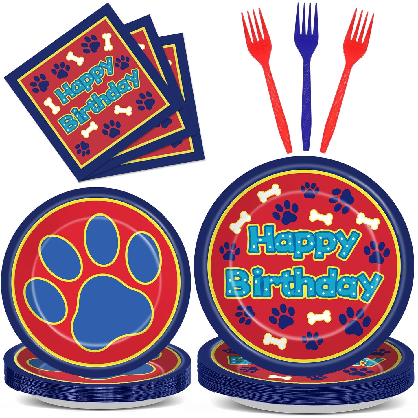 96 Pcs Race Car 1st Birthday Party Plates and Napkins Racing Cars First Birthday Decor Race Car One Year Old Dessert Cake Plates Racing Cars Theme Tableware Set for Kids Boy Party Decor 24 Guests BST202