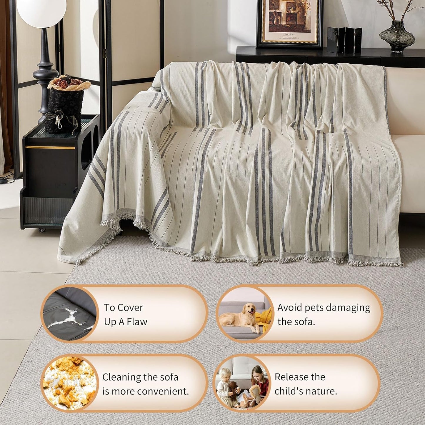 Akpgg Sofa Covers 71 * 150" 98