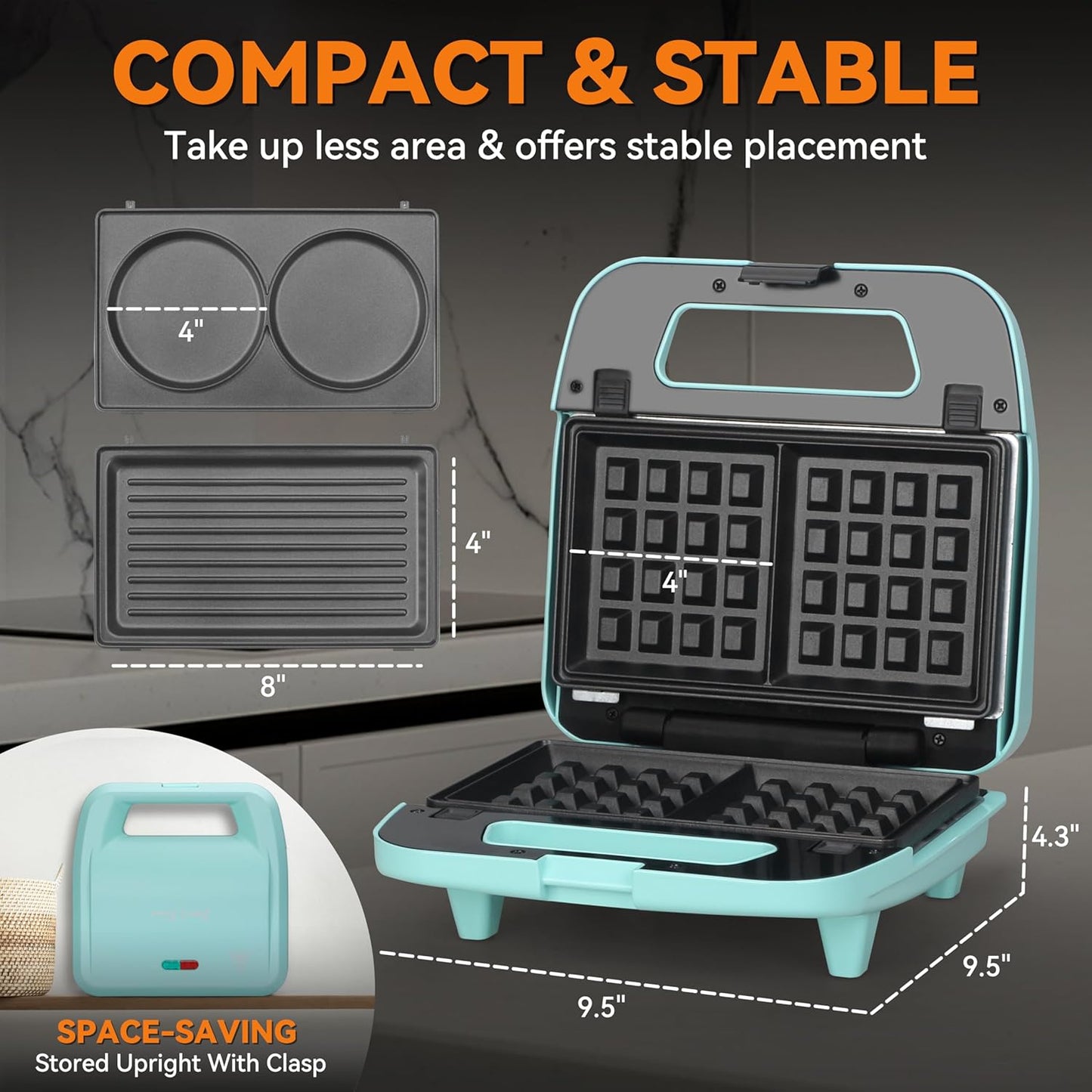 Mini Waffle Maker 30