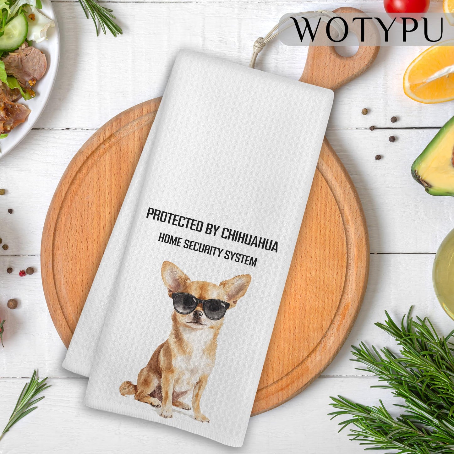 Funny Chihuahua Gifts Hand Towels for Bathroom, Chihuahua Gifts for Women Men Decorative Hand Towels for Kids Guest Bathroom Washroom Power Room Vanity Half Bath, 16X24 Inch BST326L