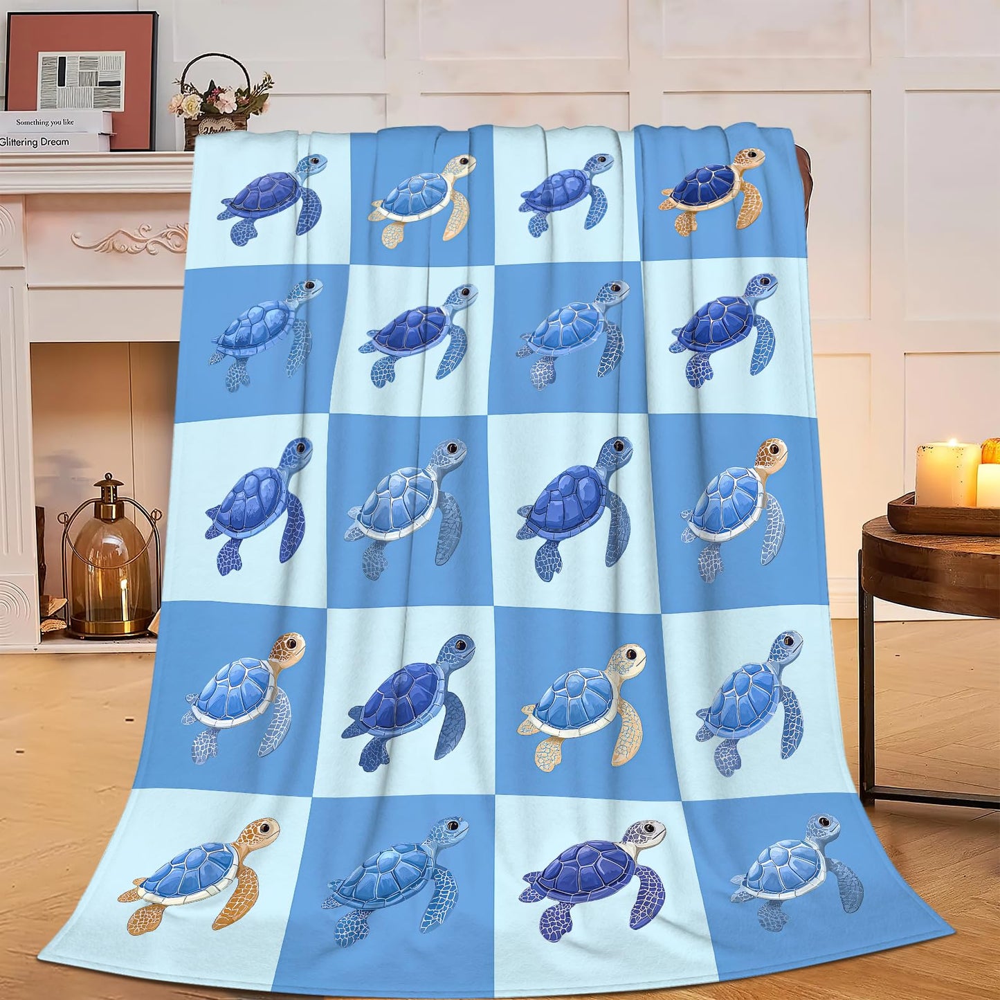 Soccer Blanket Super Soft Warm Fluffy Fleece Flannel Ball Sports Throw Blanket Cozy Fuzzy Plush Stuff Bedding Blankets Gifts for Teens Boys Kids Women Girls Adults 50"X40" BST326H