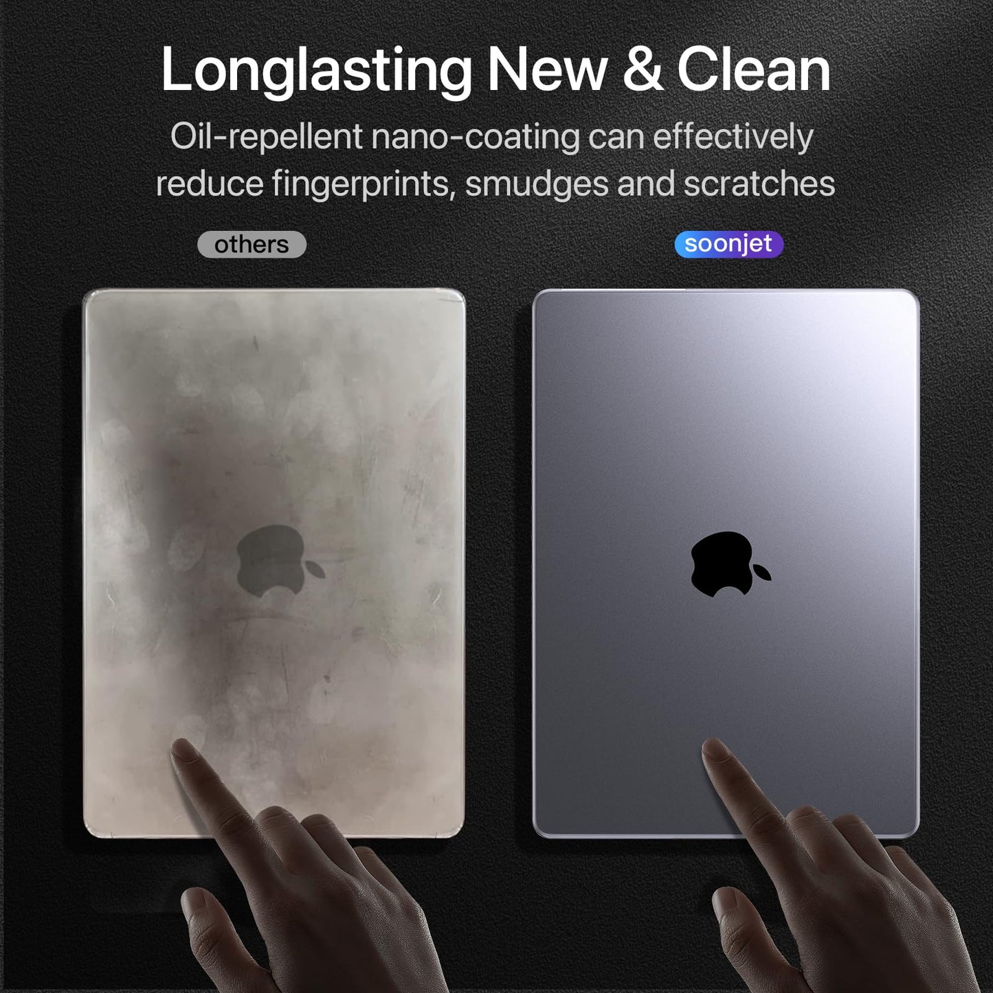 Soonjet for MacBook Pro 14 inch Case | M5 M4 M3 M2 M1 Pro/Max 2025-2021 | Same as Bare-MacBook | Protective Hard Shell Laptop Cover | Frosted Clear