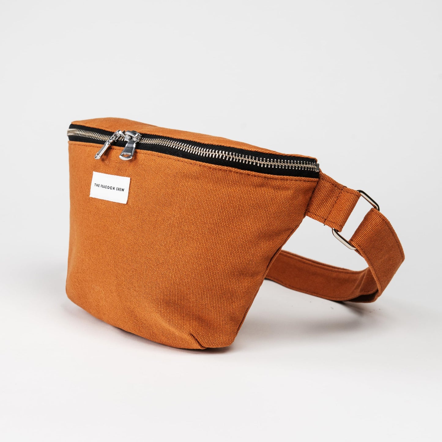 The Peacock Crew Spacious Leopard Print Crossbody Belt Bag in Cotton Canvas – Lightweight Comfortable & Elegant Sling Pouch Travel Safe Design & Daily Use – Dual Zippers Fanny Pack for Men & Women BST220
