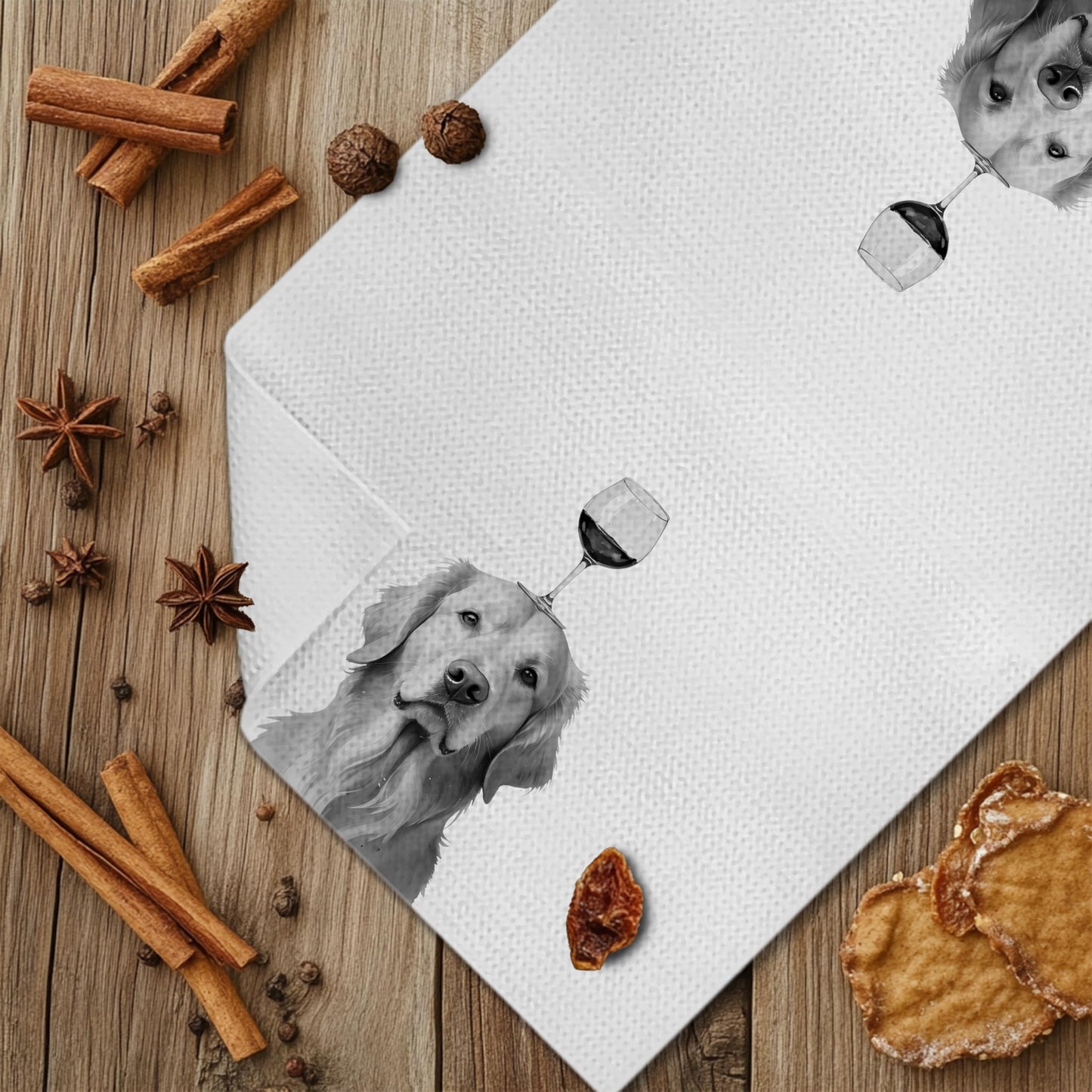 Funny Black Labrador Retriever Kitchen Towels, Black Lab Gifts Dish Tea Towels for Kitchen Decor, Gifts for Labrador Dog Lovers Hand Towels, 16x24 Inches BST202