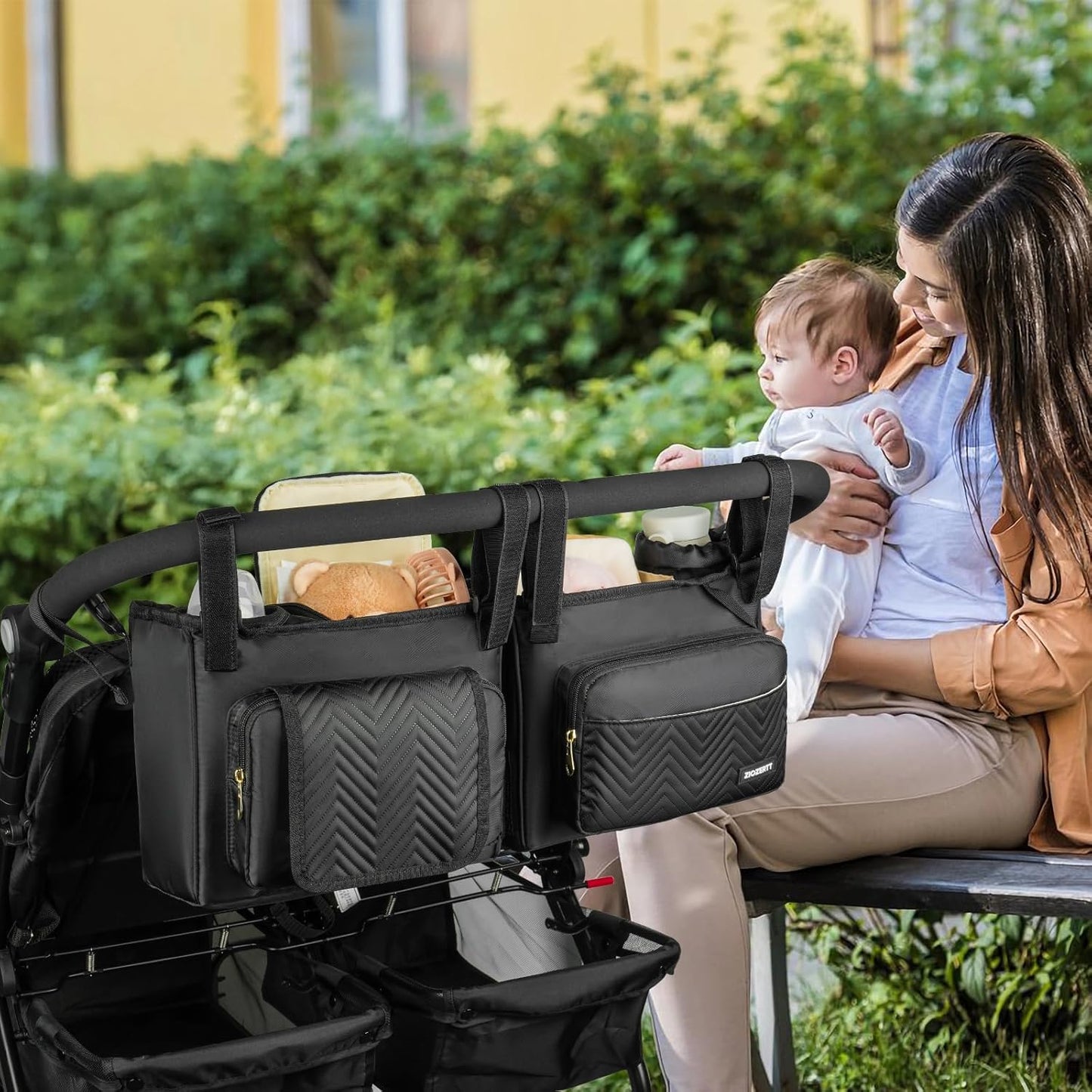 ZIOZERTT Double Stroller Caddy 100a