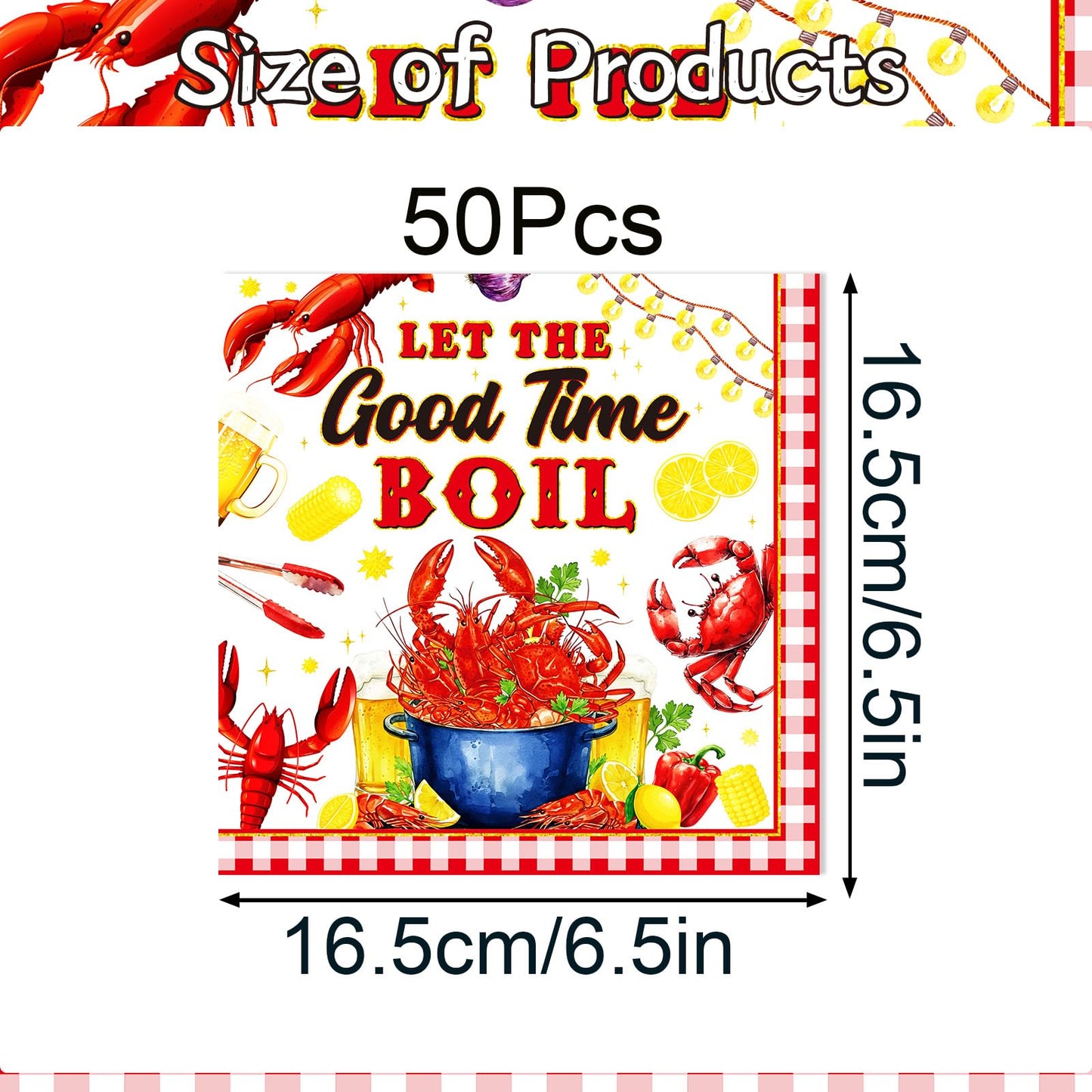 Gameza July Christmas Party Decorations, 50PCS There's Some Hohoho's in July Disposable Paper Napkins Decoration, Summer Xmas Beach Napkins Decor Supplies BST220