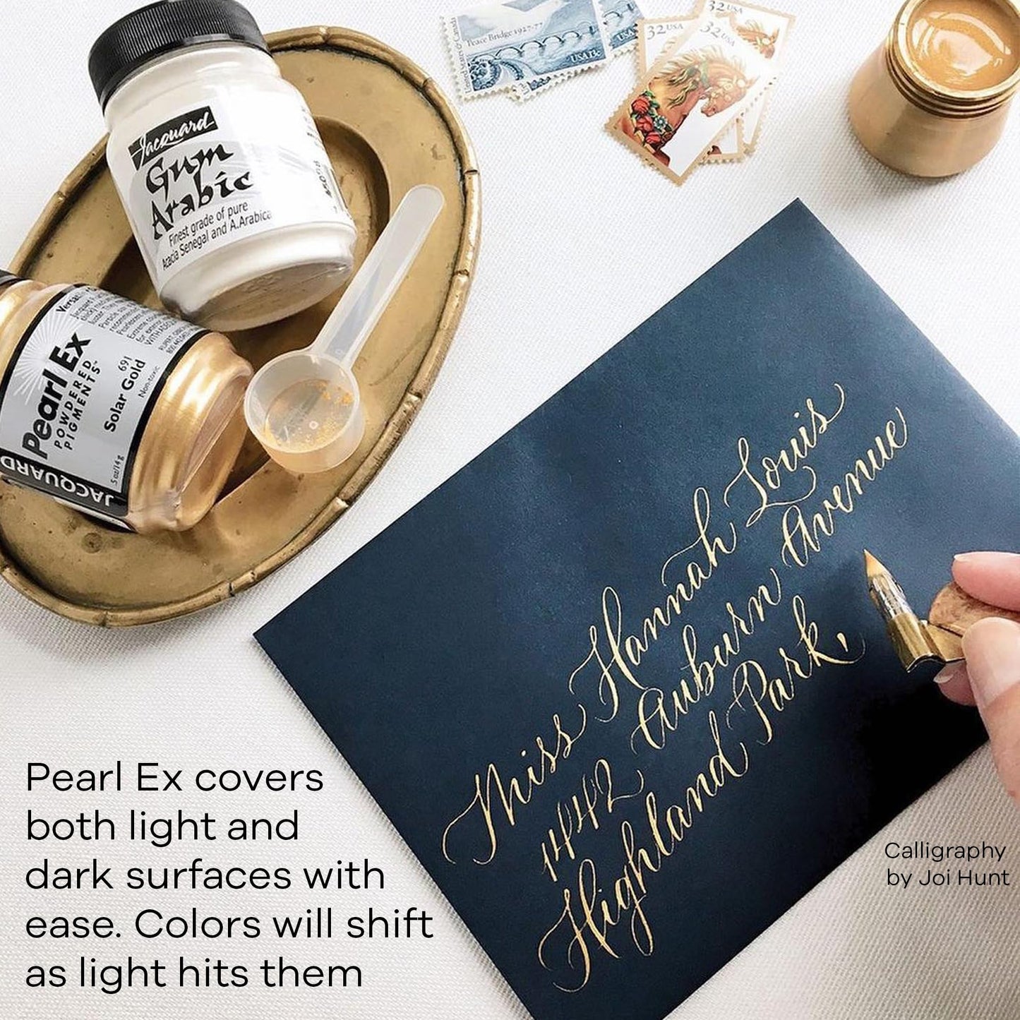 Jacquard Pearl Ex Pigment Powder 3 Grams Super Bronze - Loose Mica Powder for Epoxy Resin, Watercolors, Calligraphy Ink & Clay - Epoxy Pigment Powder - Epoxy Resin Color BST220